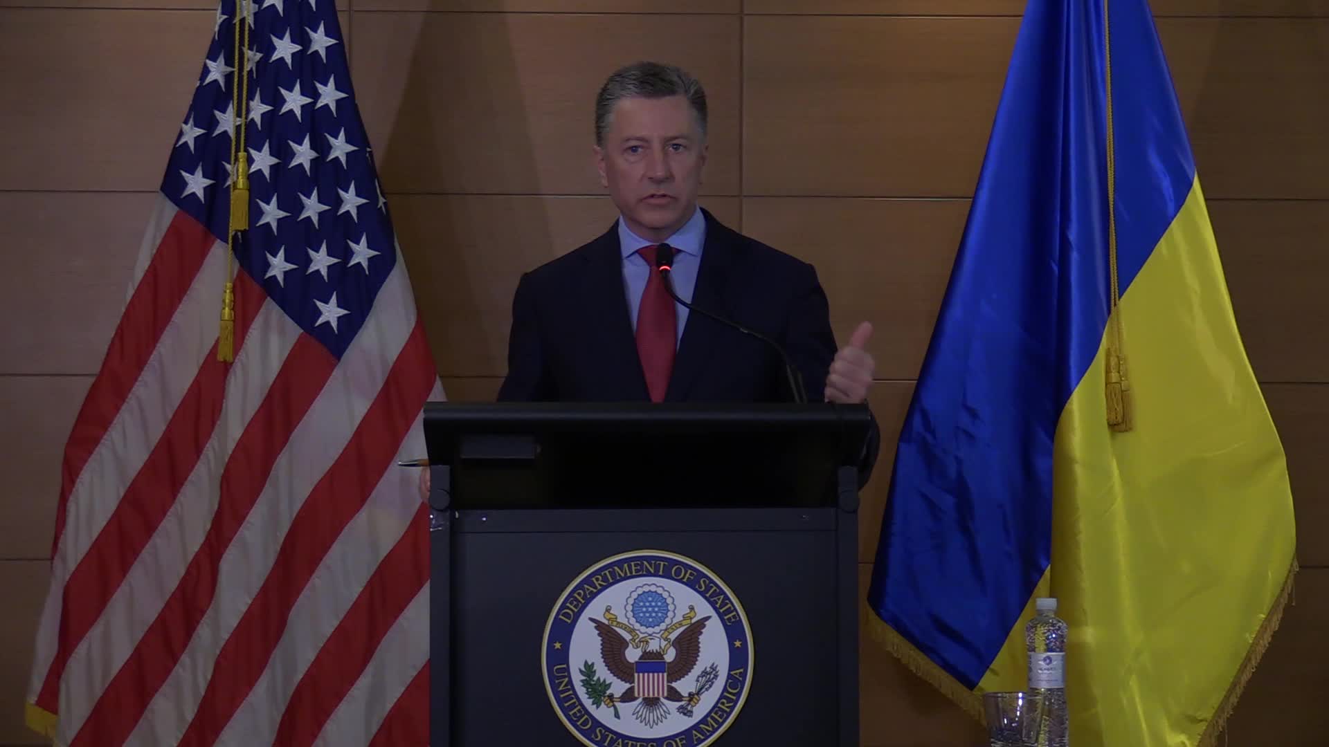 Press conference of U.S. Special Representative for Ukraine Kurt Volker in Kiev