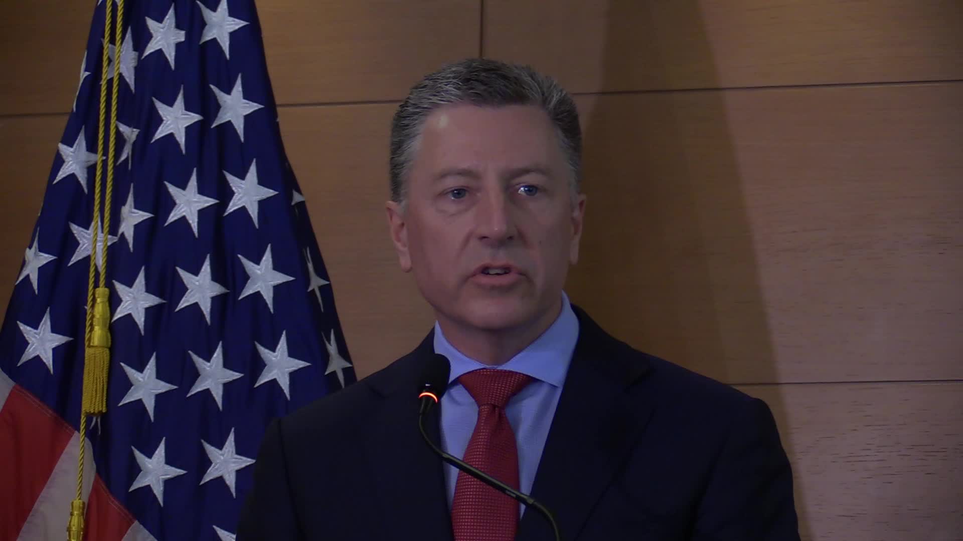 Press conference of U.S. Special Representative for Ukraine Kurt Volker in Kiev