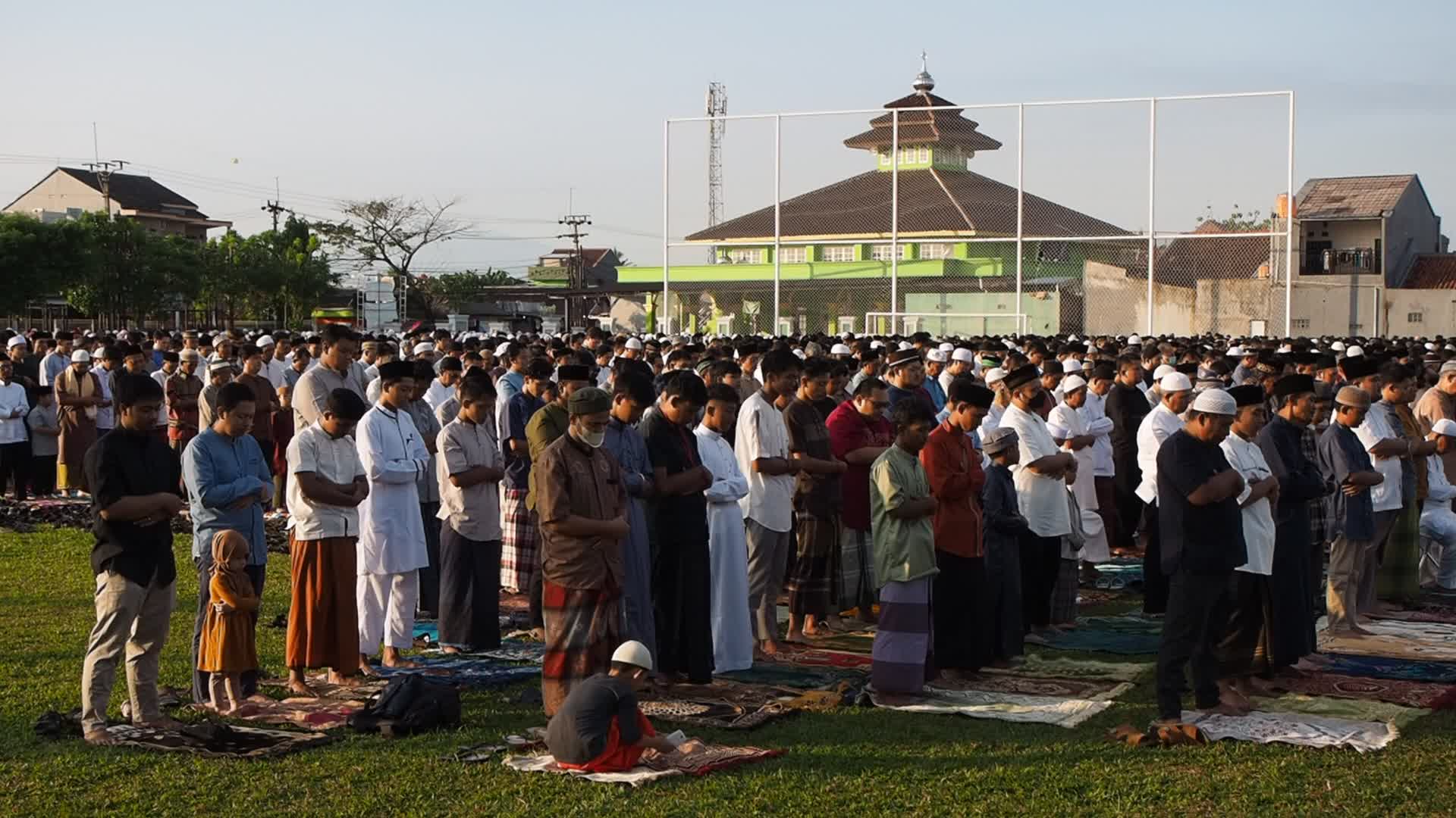 Eid al-Adha prayer in Indonesia