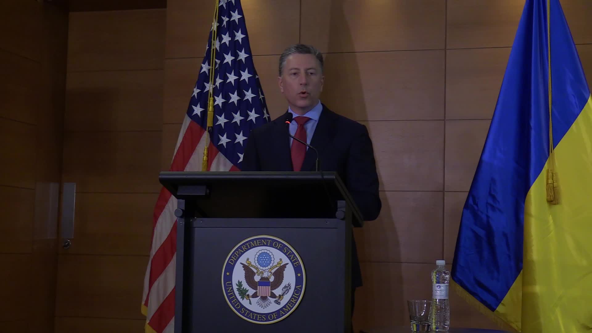 Press conference of U.S. Special Representative for Ukraine Kurt Volker in Kiev