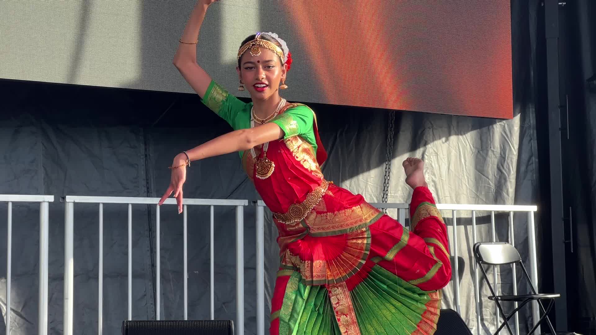 Indian classical dance performance