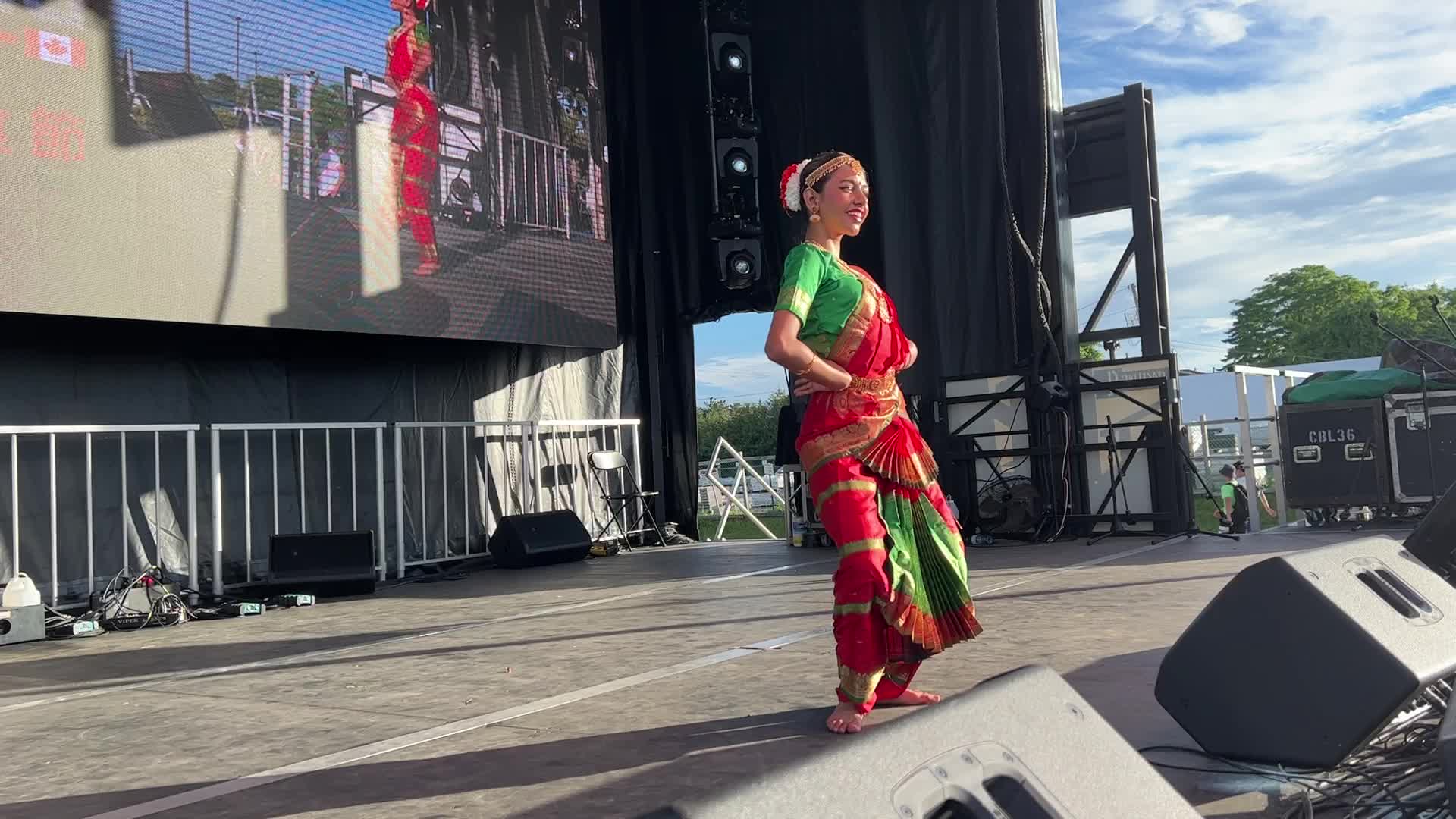 Indian classical dance performance