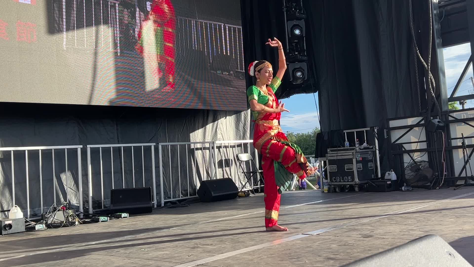 Indian classical dance performance