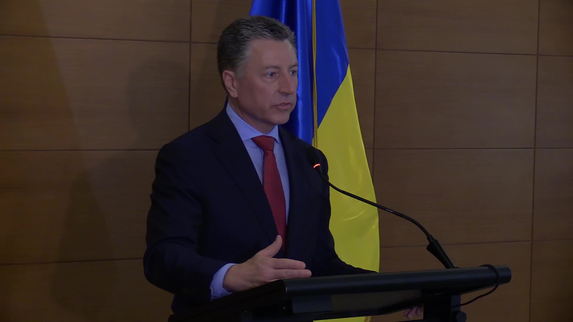 Press conference of U.S. Special Representative for Ukraine Kurt Volker in Kiev
