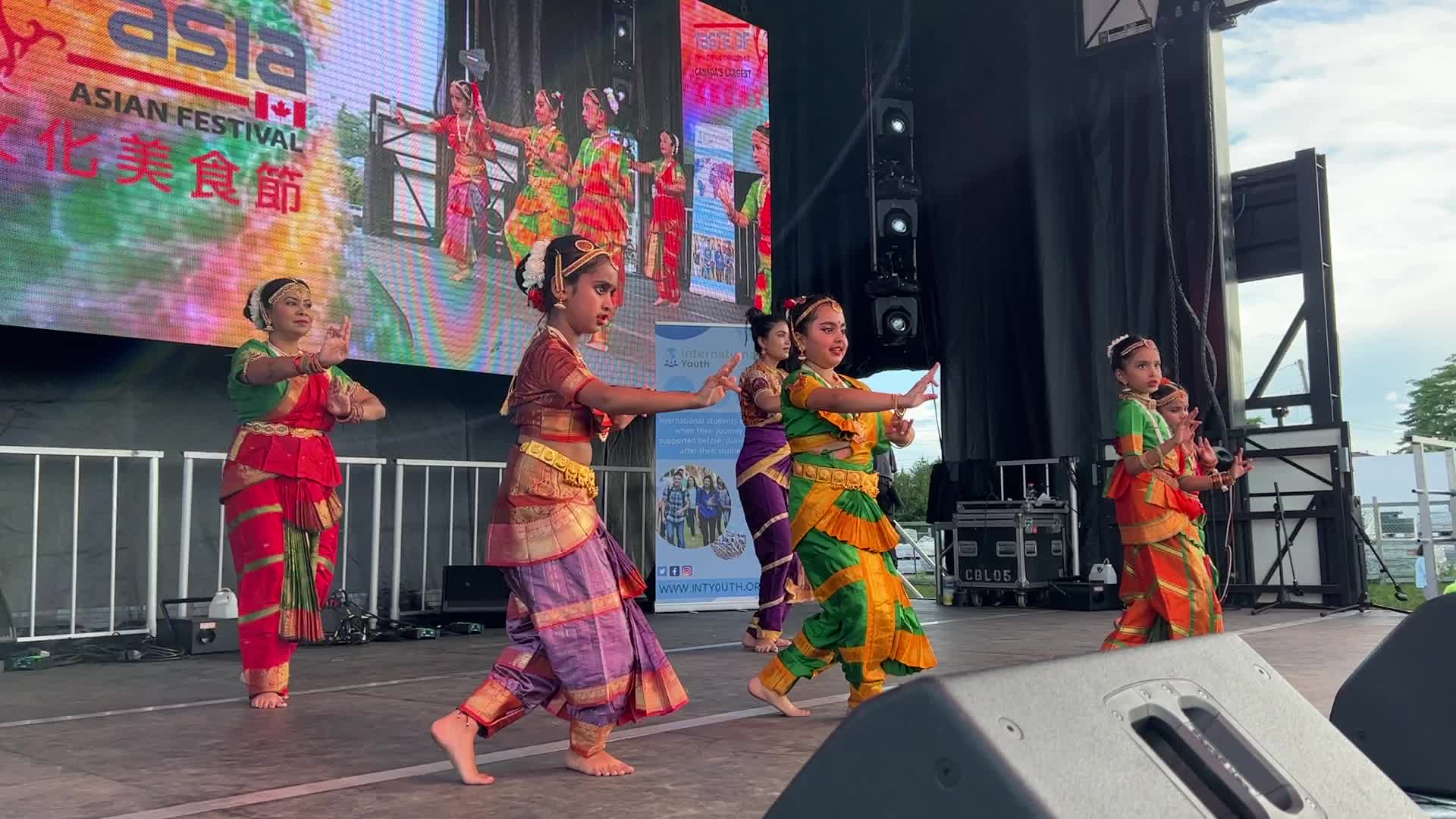 Indian classical dance performance