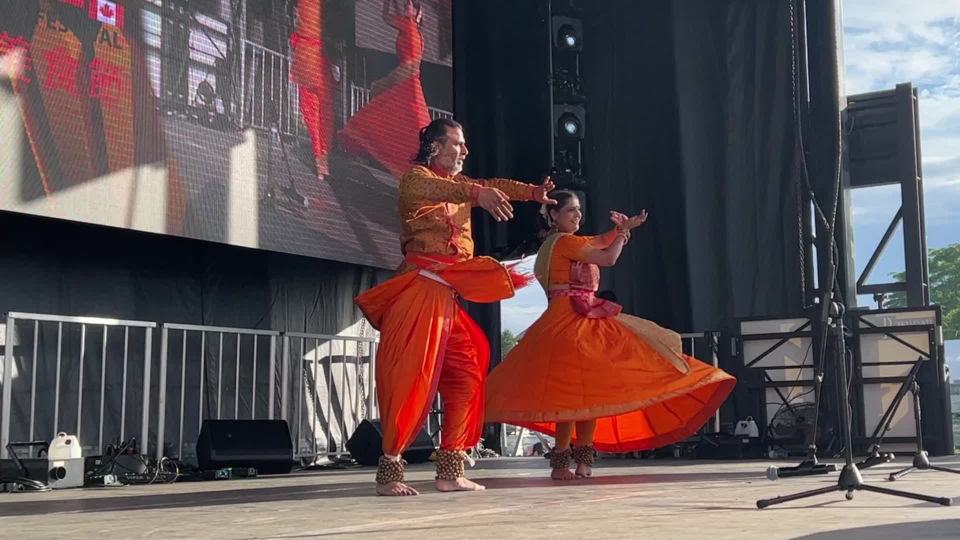 Indian classical dance performance
