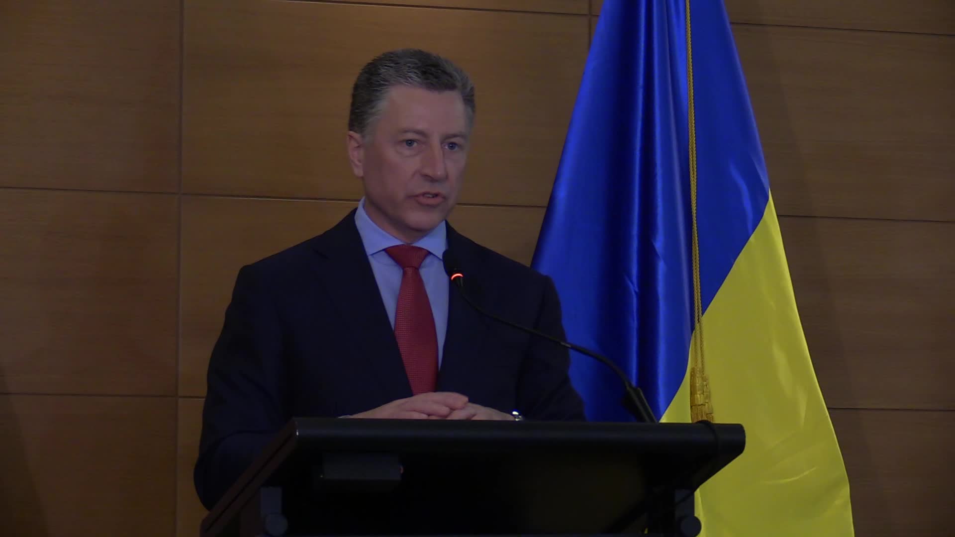 Press conference of U.S. Special Representative for Ukraine Kurt Volker in Kiev