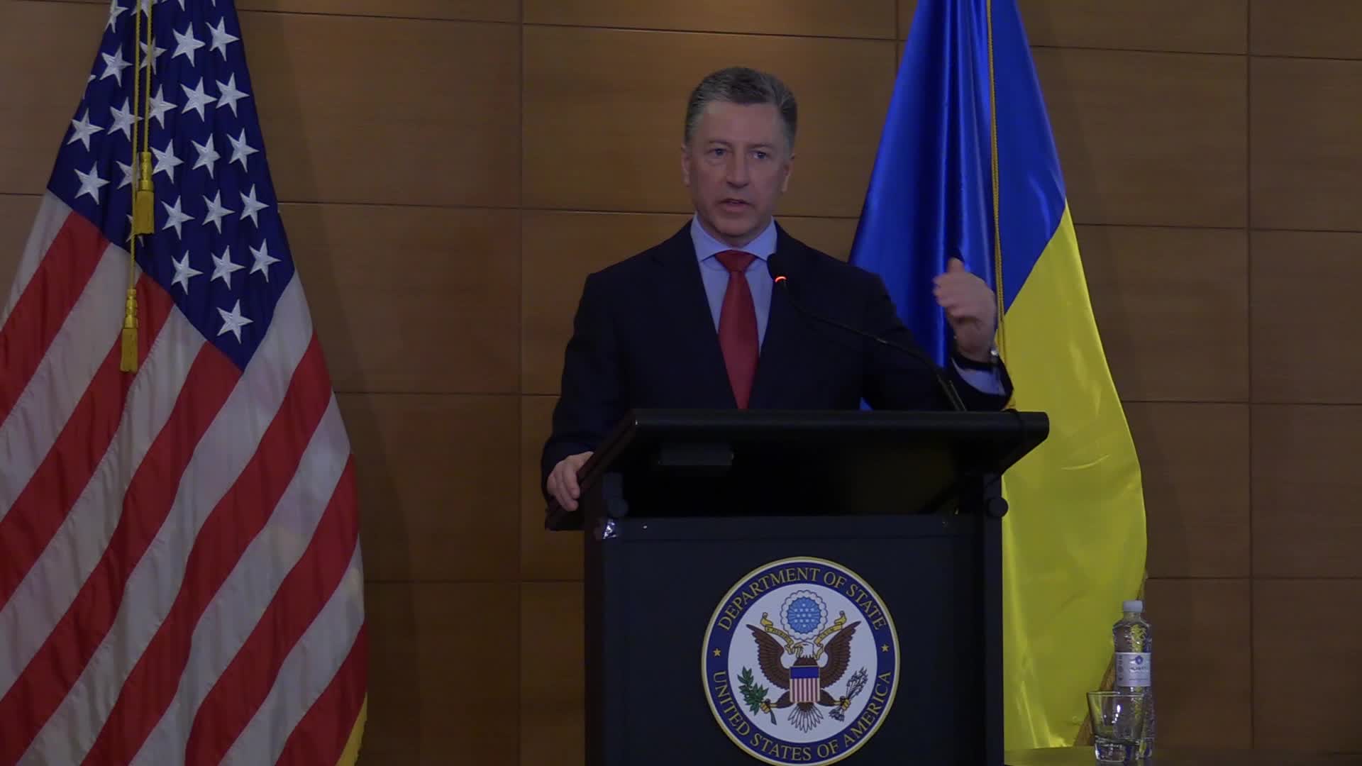 Press conference of U.S. Special Representative for Ukraine Kurt Volker in Kiev