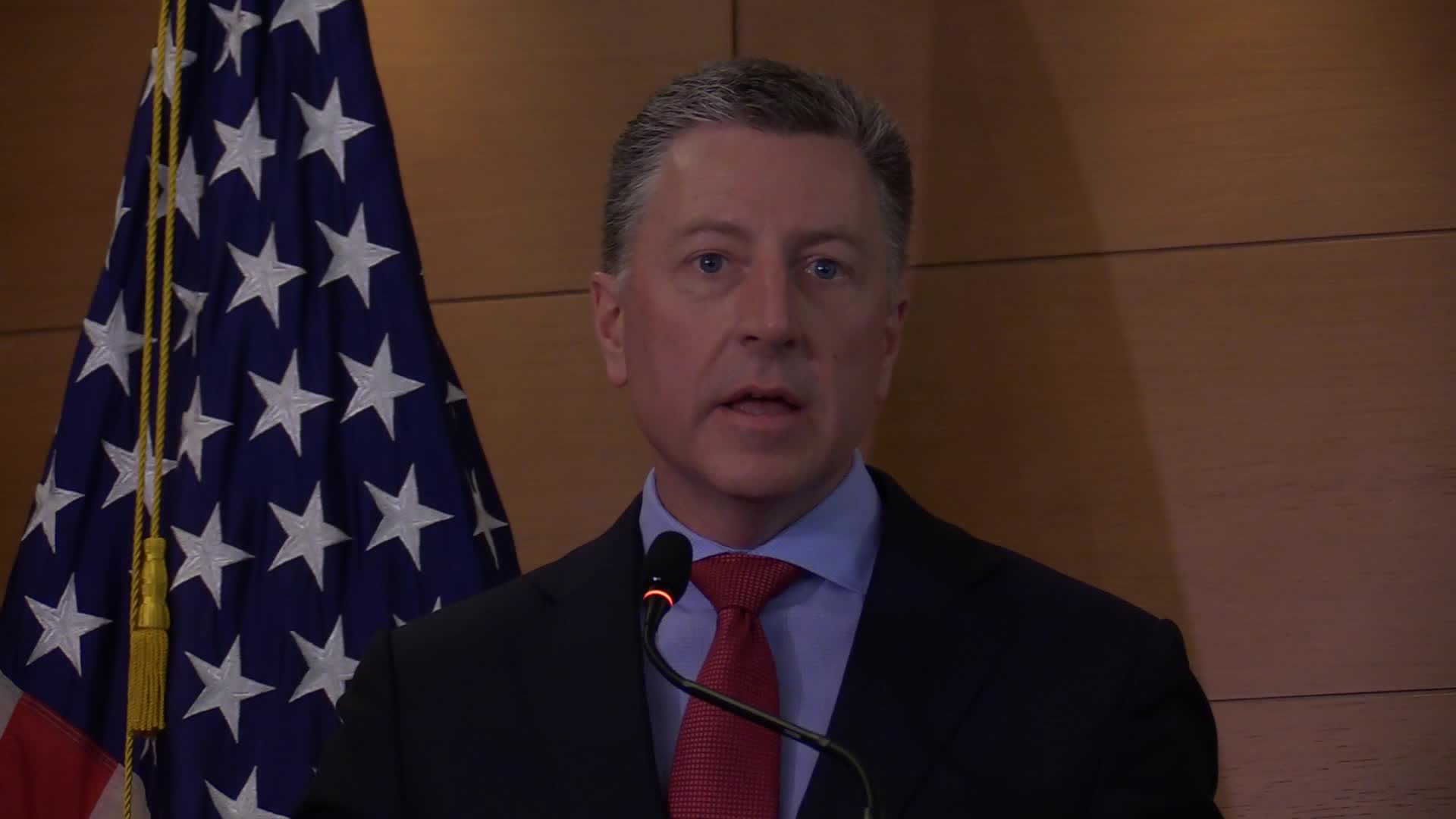 Press conference of U.S. Special Representative for Ukraine Kurt Volker in Kiev