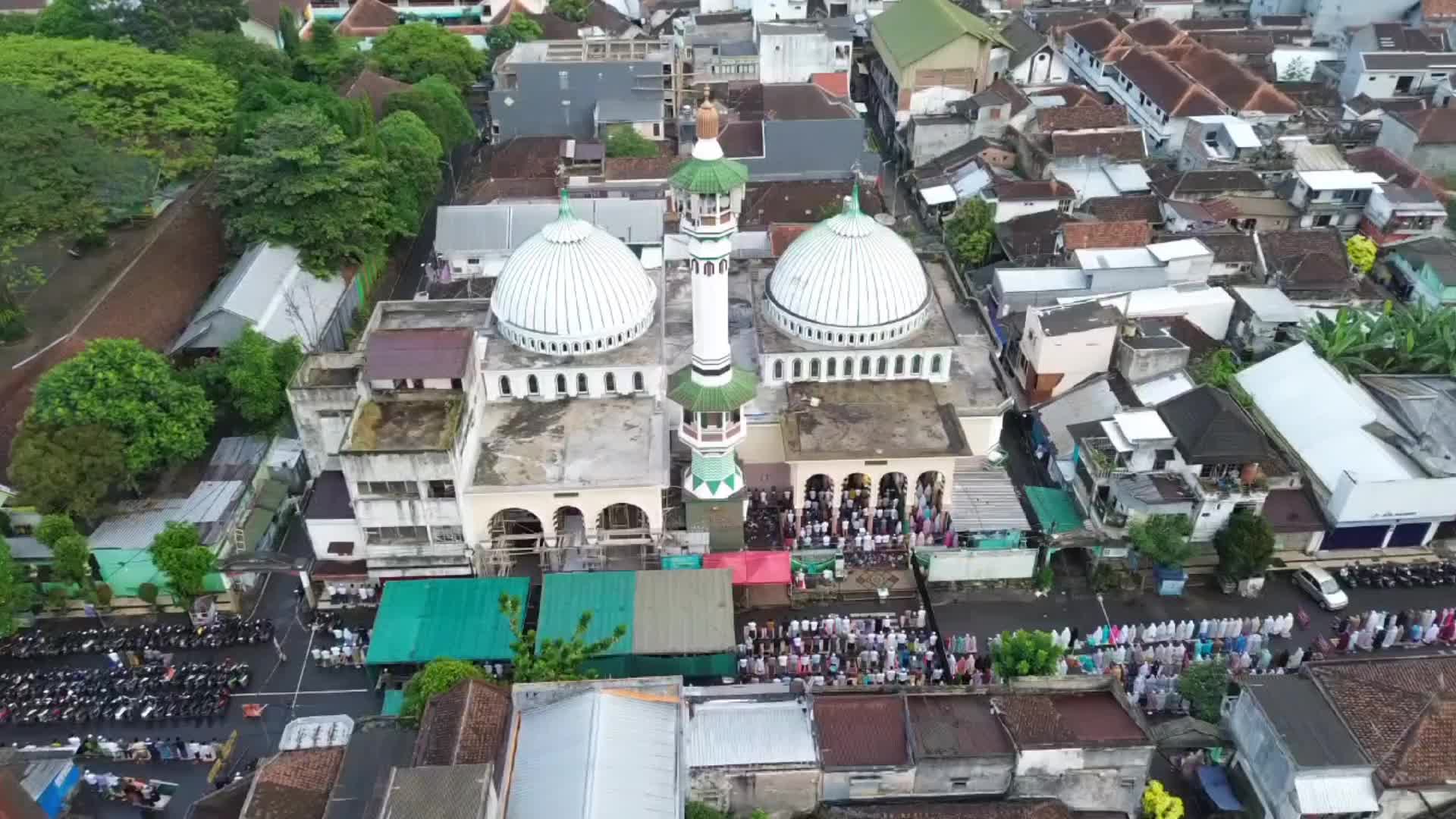 Eid Ad-Adha livestocks parade in Indonesia 