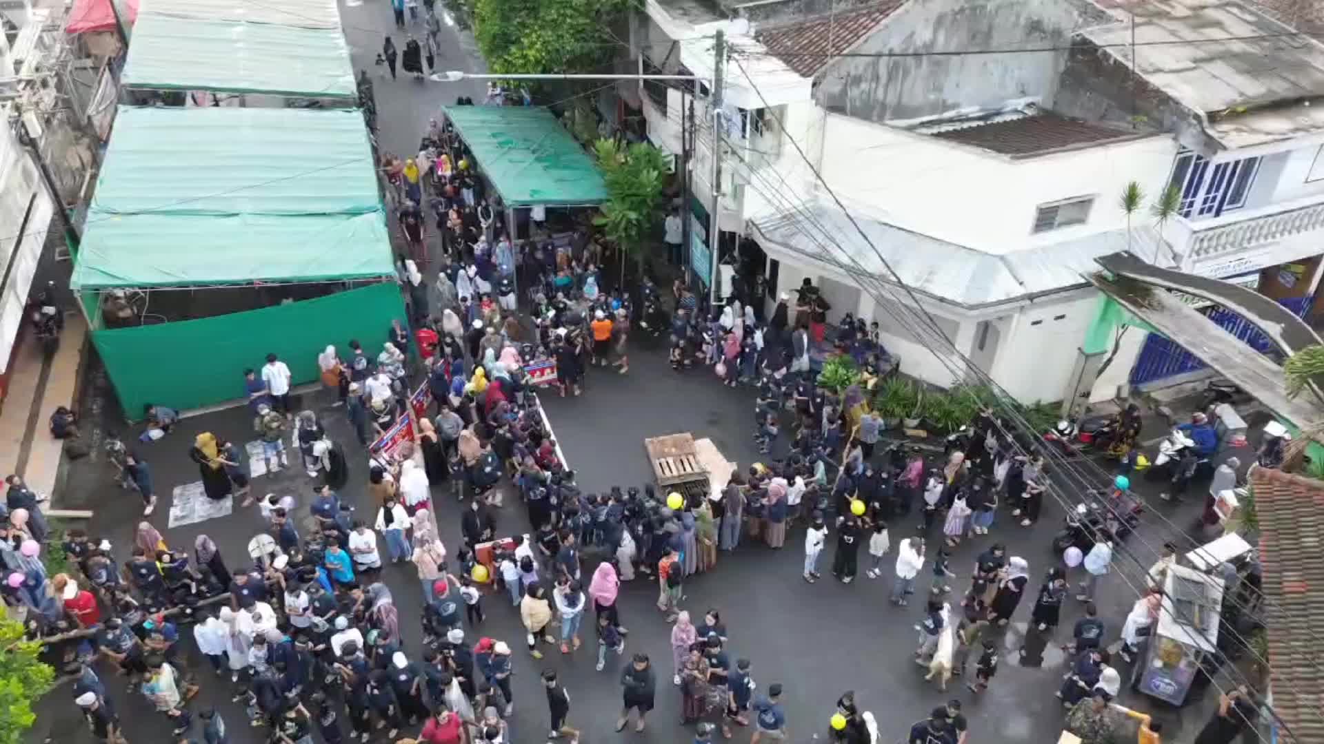Eid Ad-Adha livestocks parade in Indonesia 