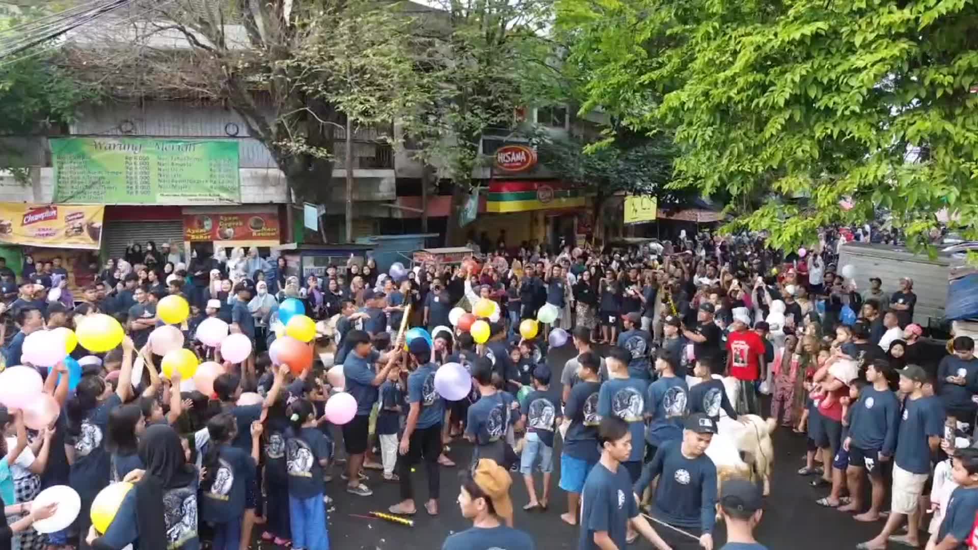 Eid Ad-Adha livestocks parade in Indonesia 