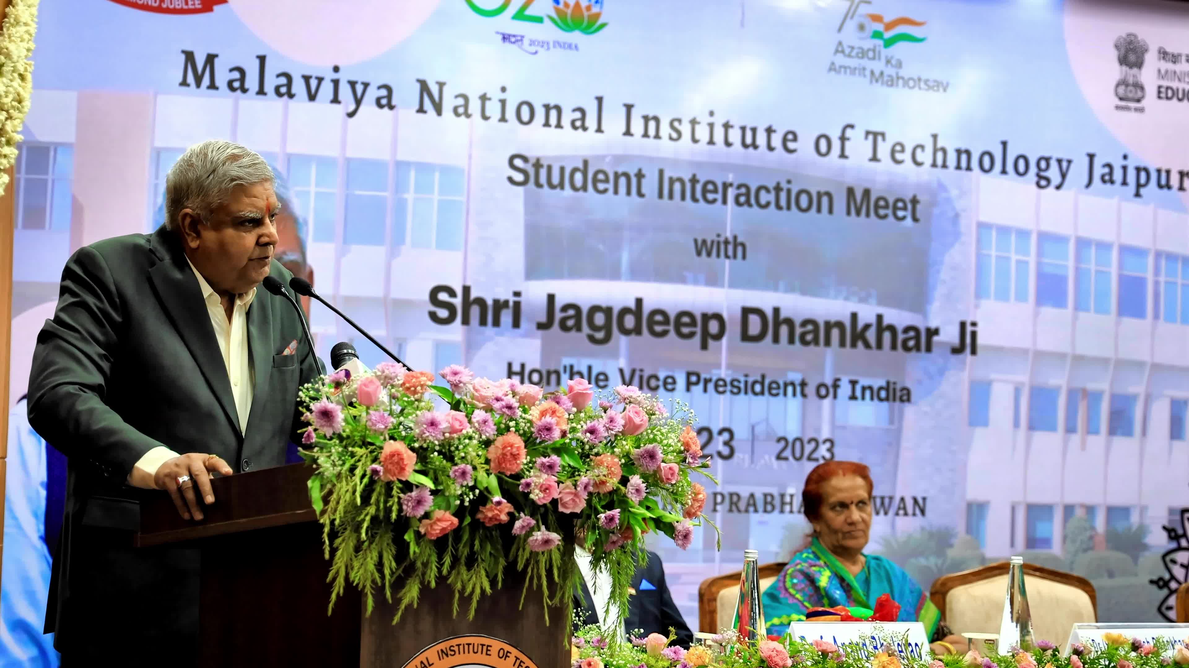 Vice President of India Jagdeep Dhankhar in Jaipur