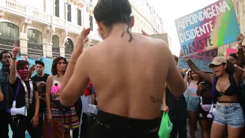 Demonstration for The LGBT Pride In Madrid