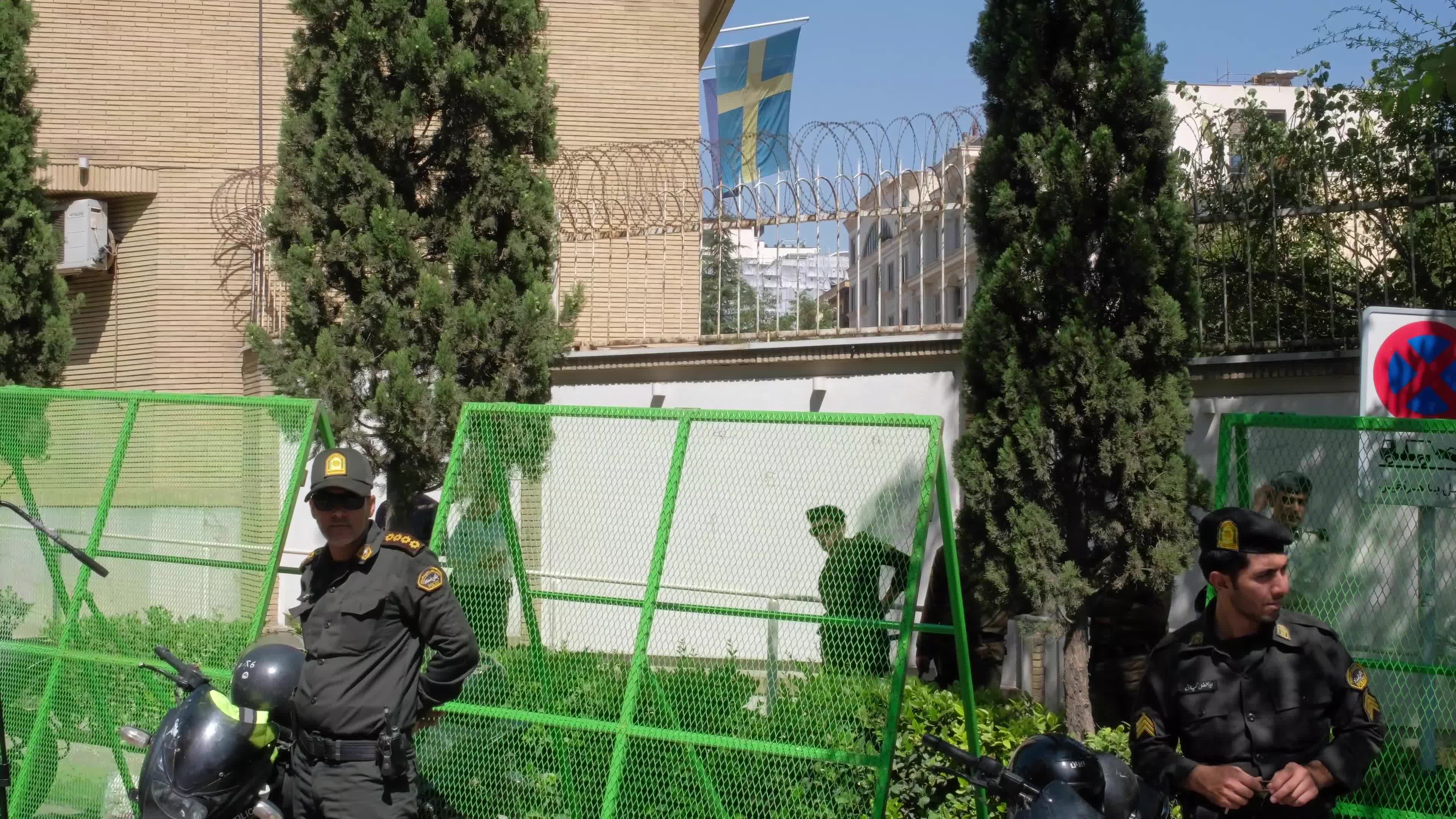 Iran-Protest against Koran burning in the Sweden