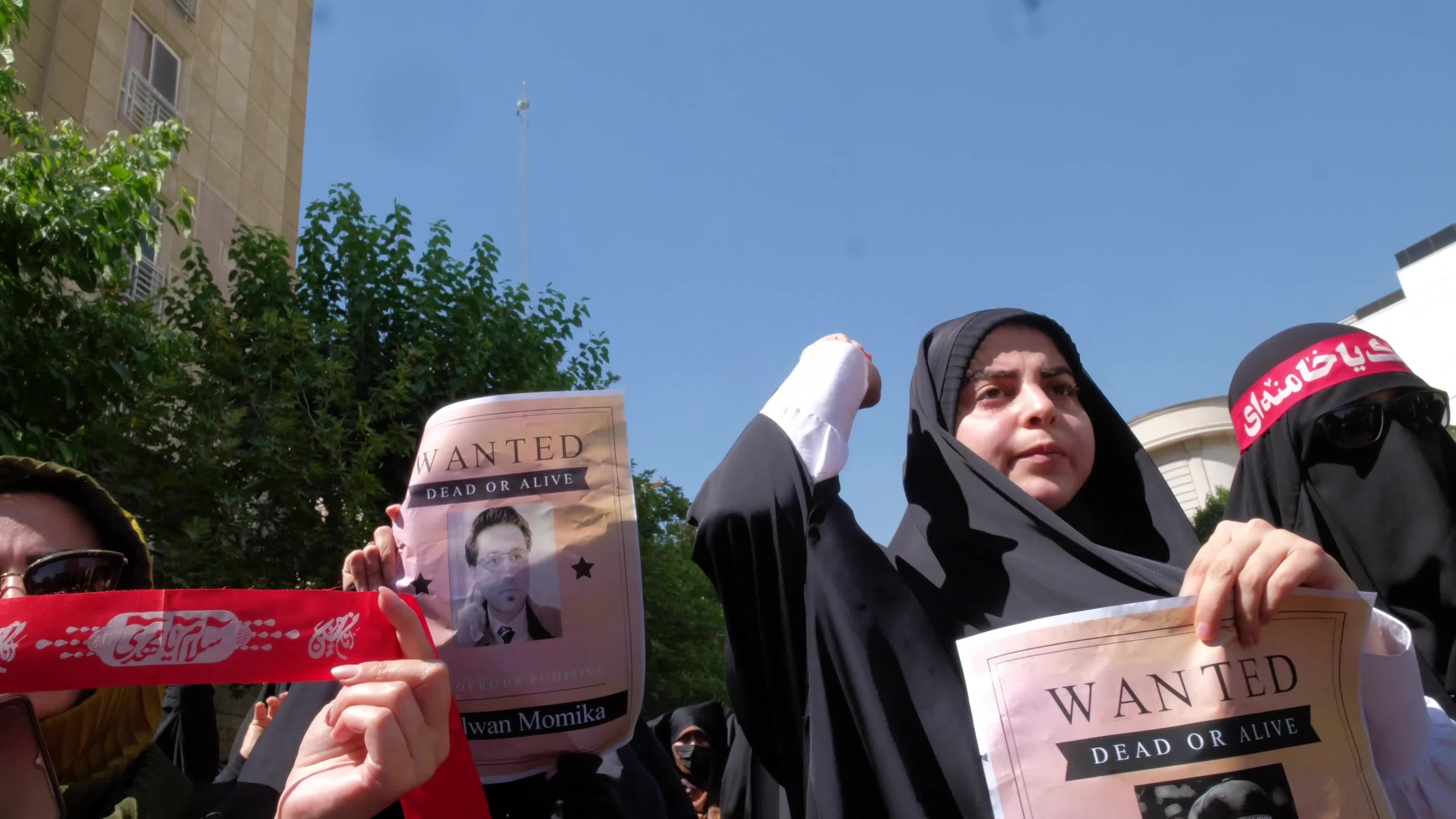 Iran-Protest against Koran burning in the Sweden