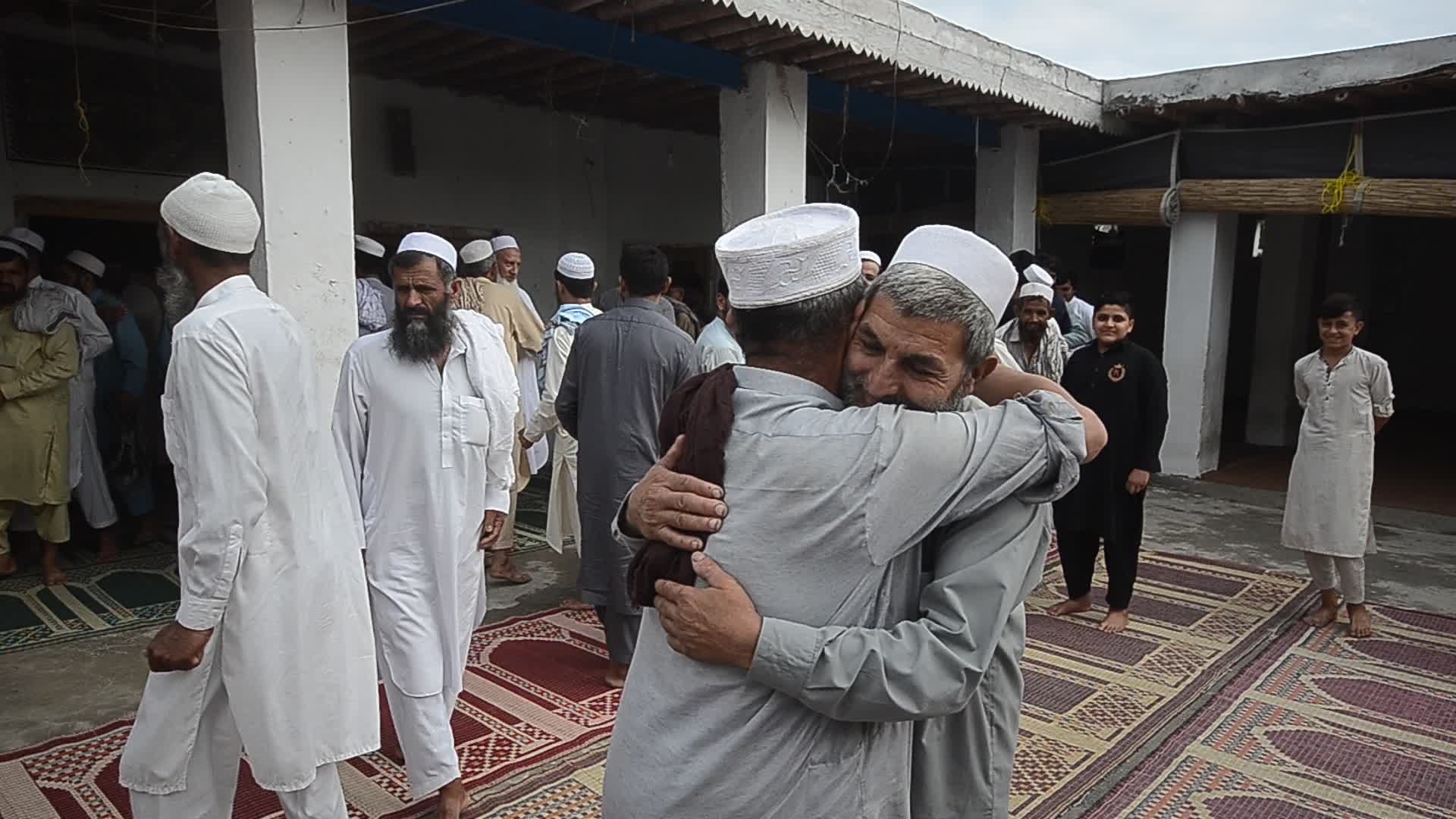 Eid al-Adha prayer in Afghan Refugees Camp In Peshawar