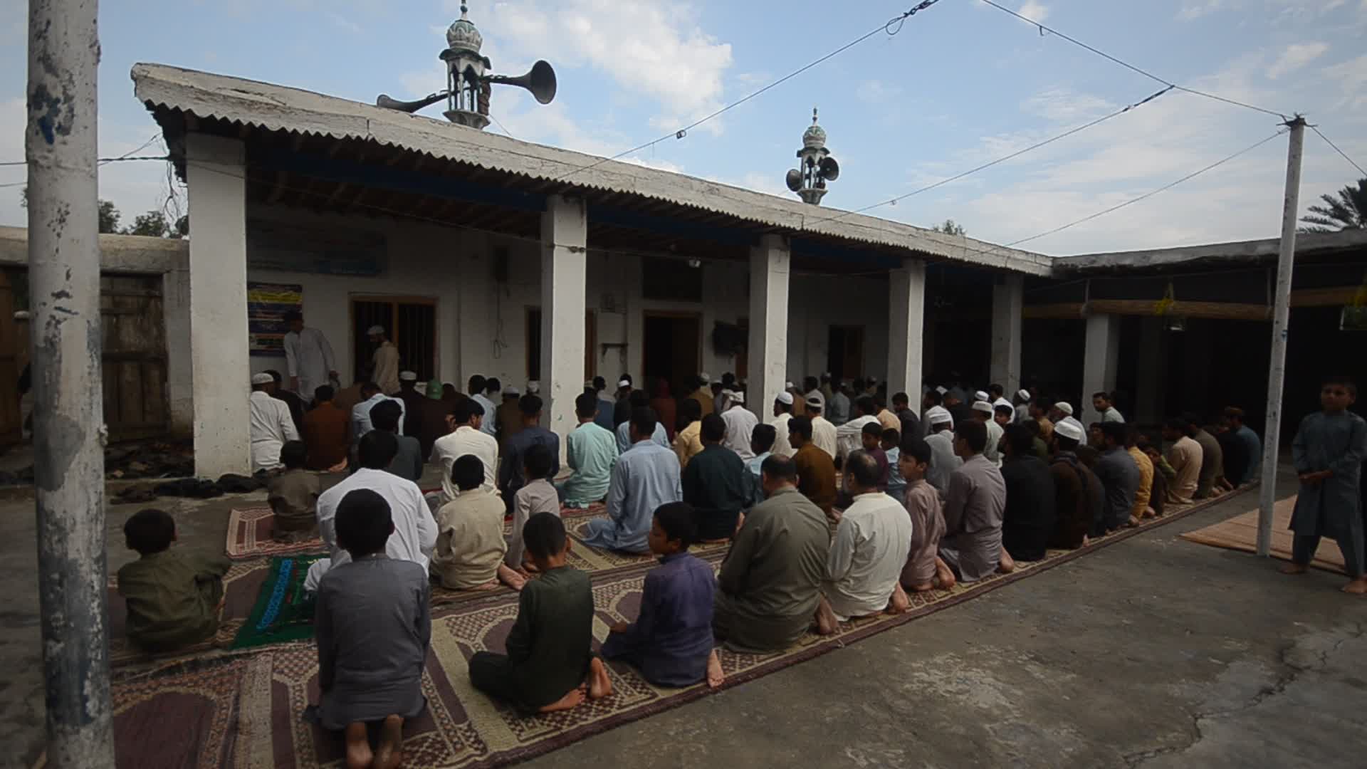 Eid al-Adha prayer in Afghan Refugees Camp In Peshawar