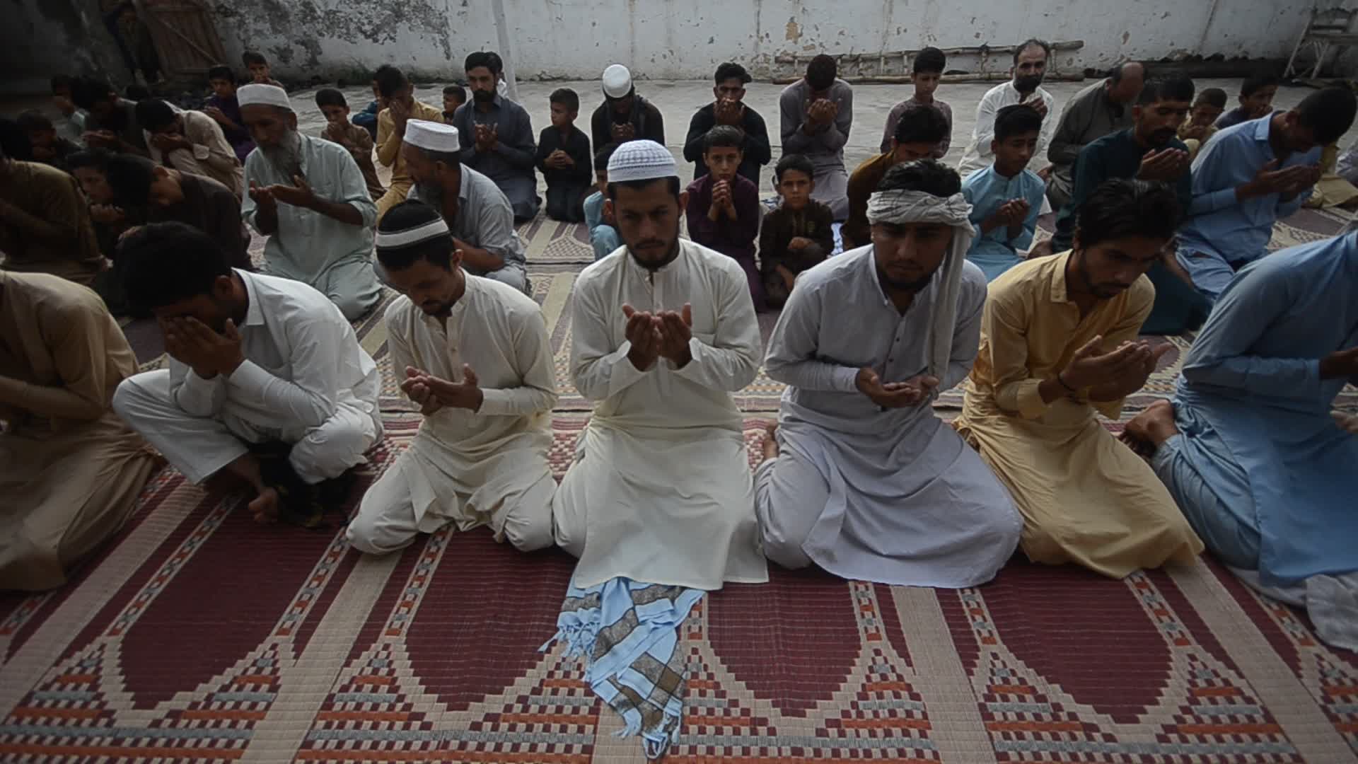 Eid al-Adha prayer in Afghan Refugees Camp In Peshawar