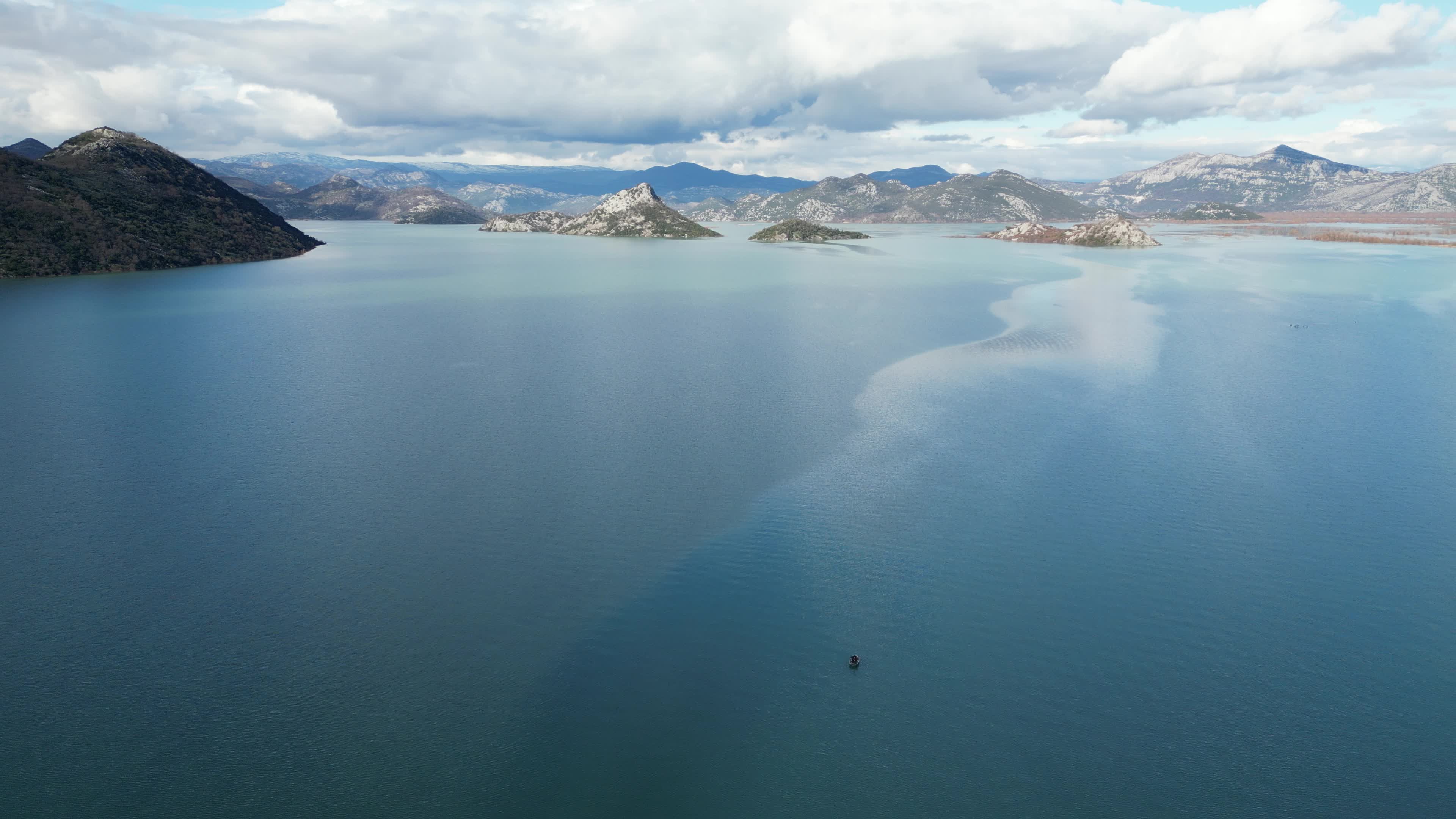 Drone video of the Bay of Kotor, Montenegro