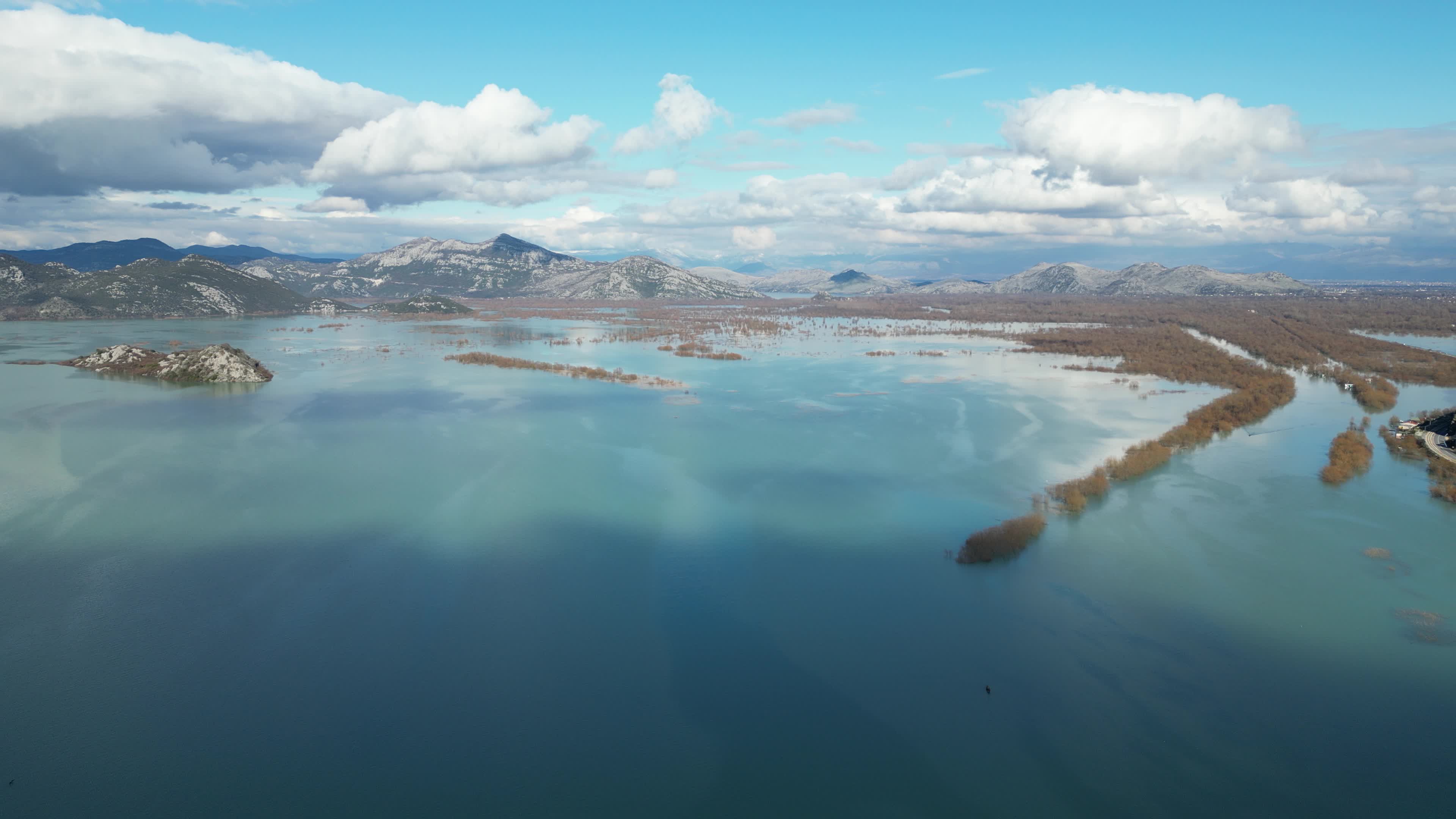 Drone video of the Bay of Kotor, Montenegro