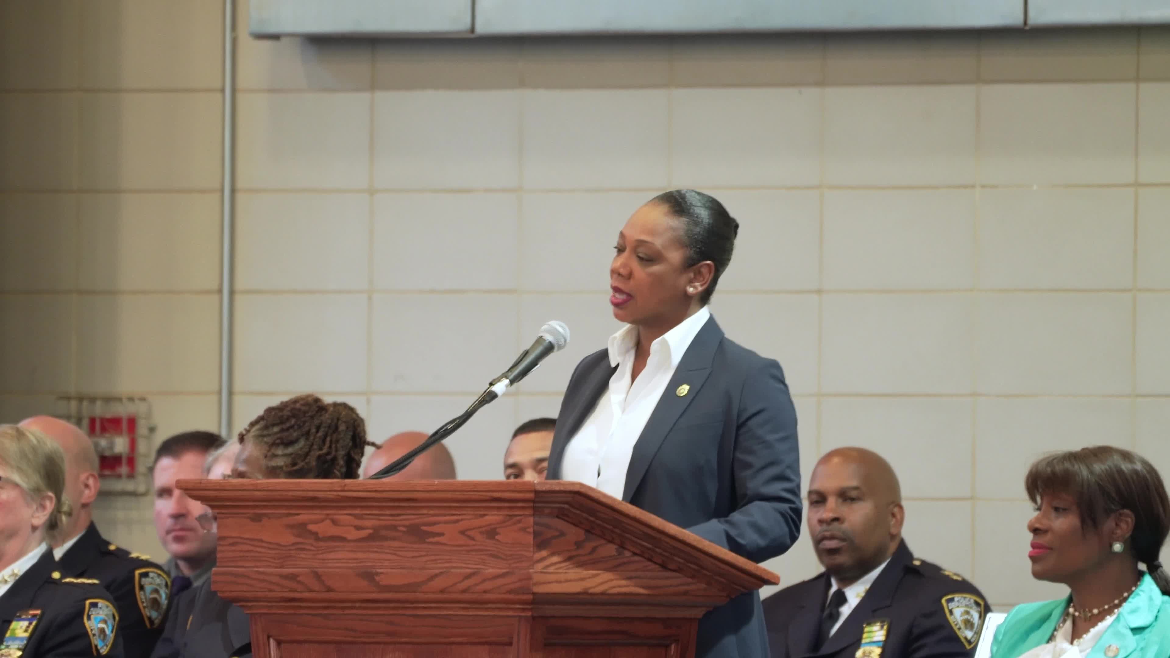 Keechant Sewell Marks Last Day as New York City Police Commissioner