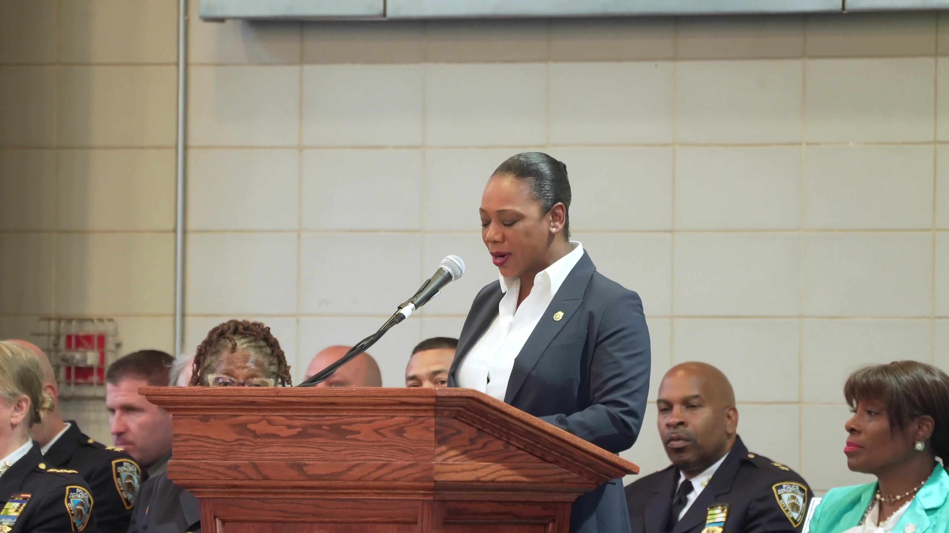 Keechant Sewell Marks Last Day as New York City Police Commissioner