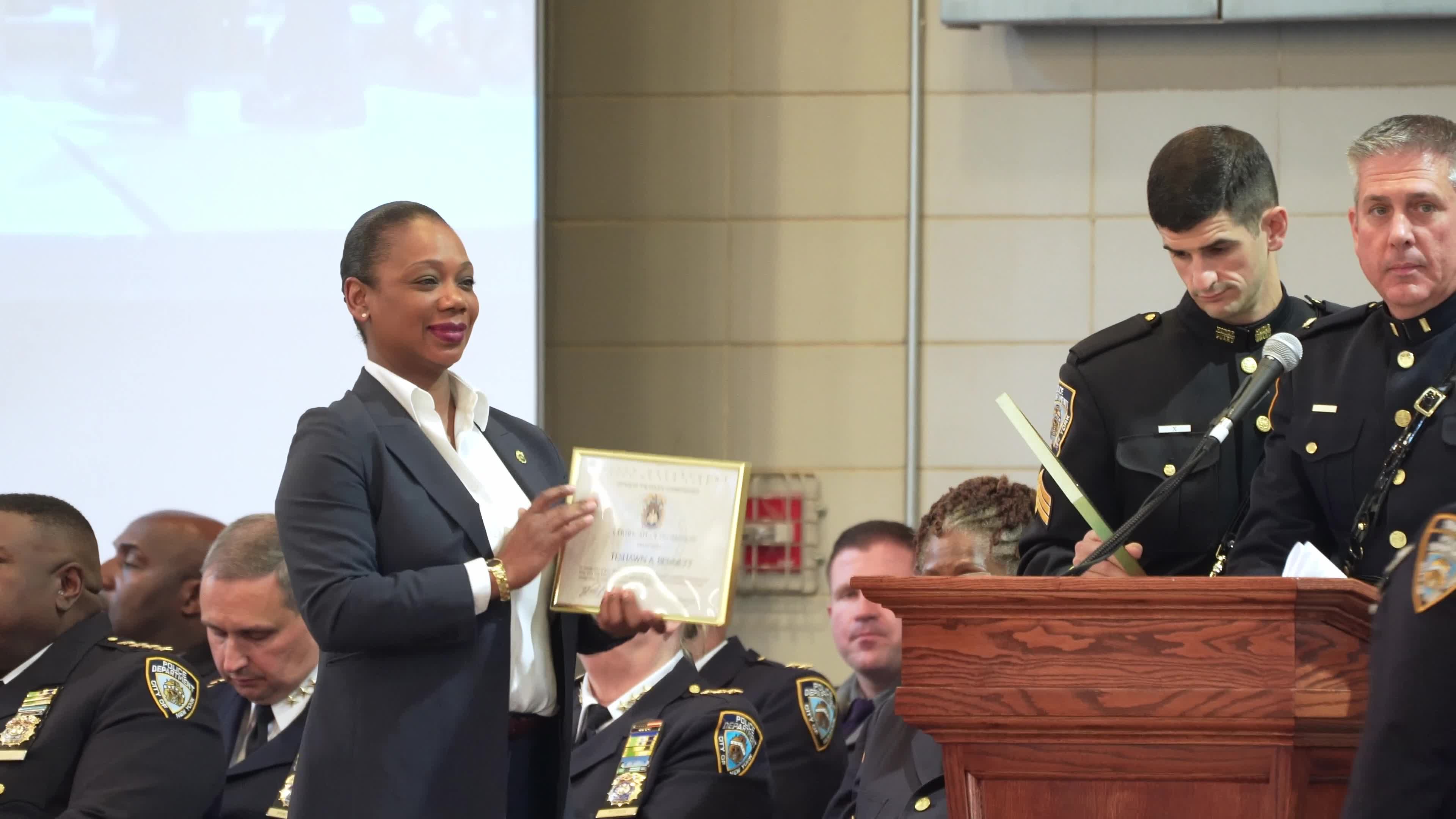 Keechant Sewell Marks Last Day as New York City Police Commissioner