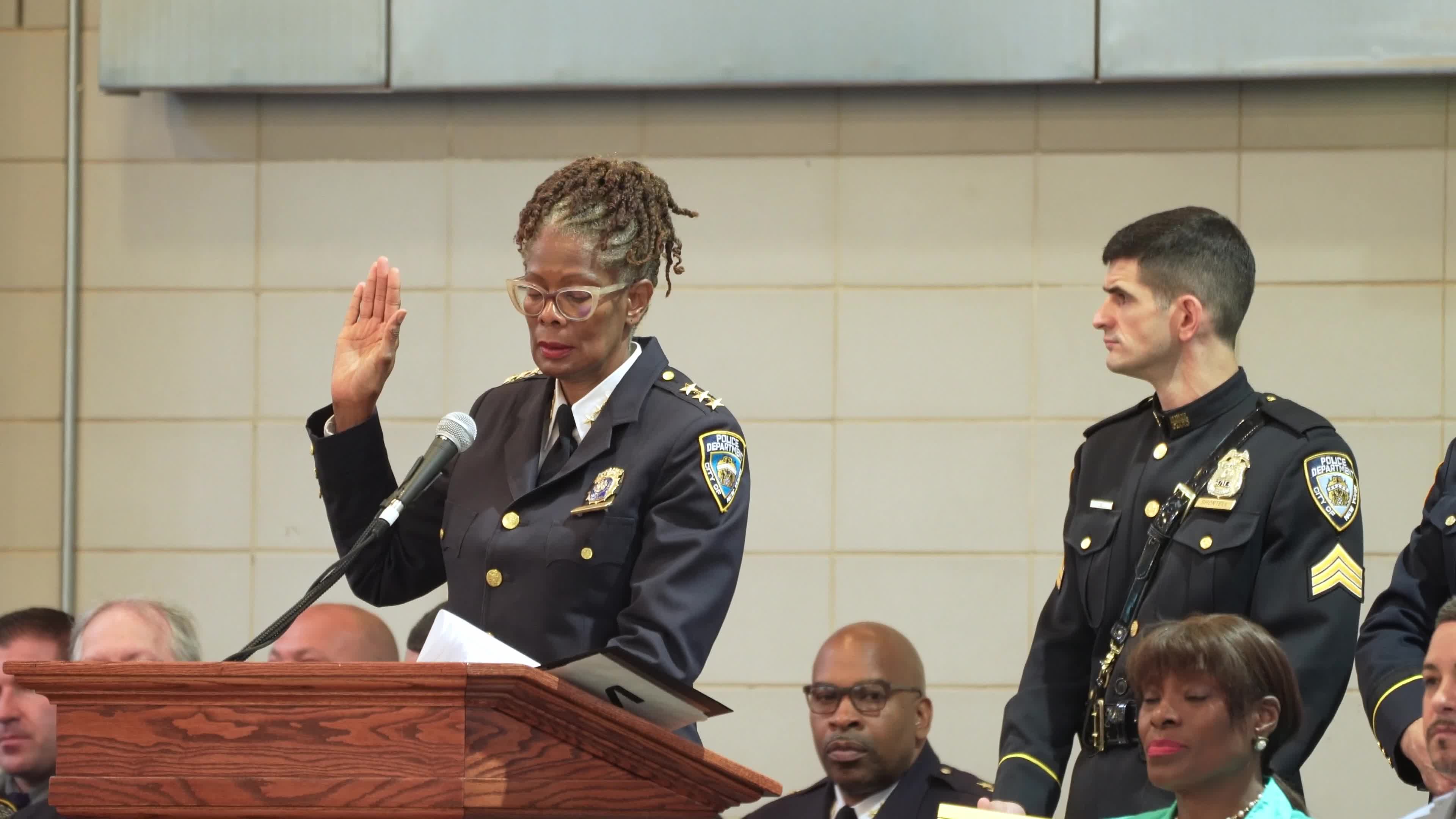 Keechant Sewell Marks Last Day as New York City Police Commissioner