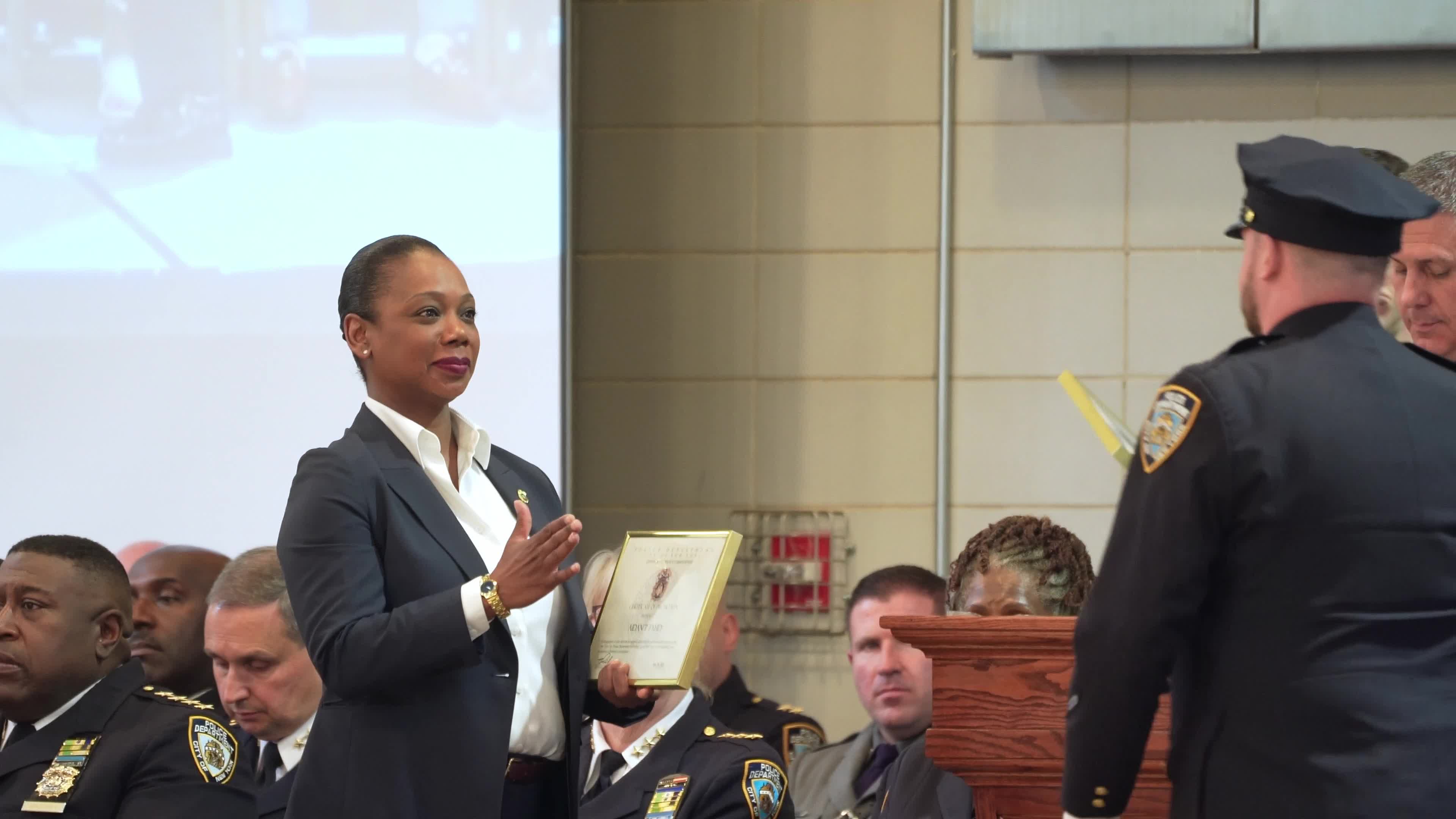 Keechant Sewell Marks Last Day as New York City Police Commissioner