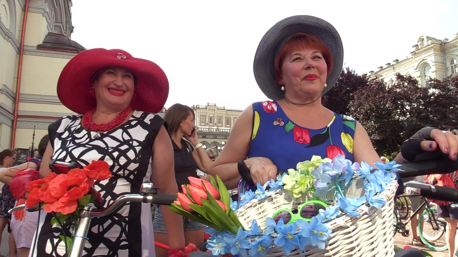 'Kyiv Cycle Chic' women bicycle parade in Kiev
