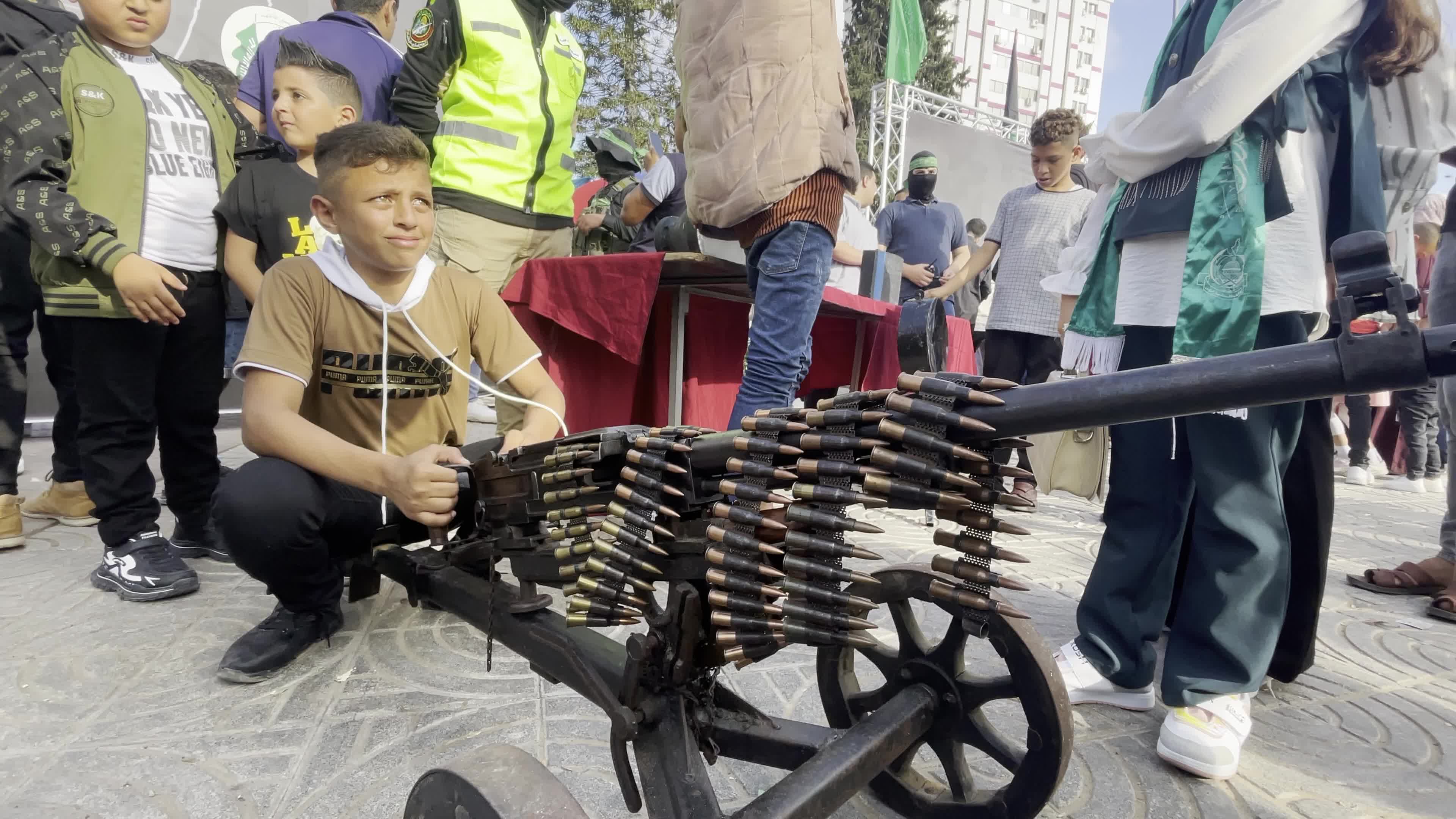 Al-Qassam Brigades' Weapons Exhibition Marks Eid al-Adha in Gaza