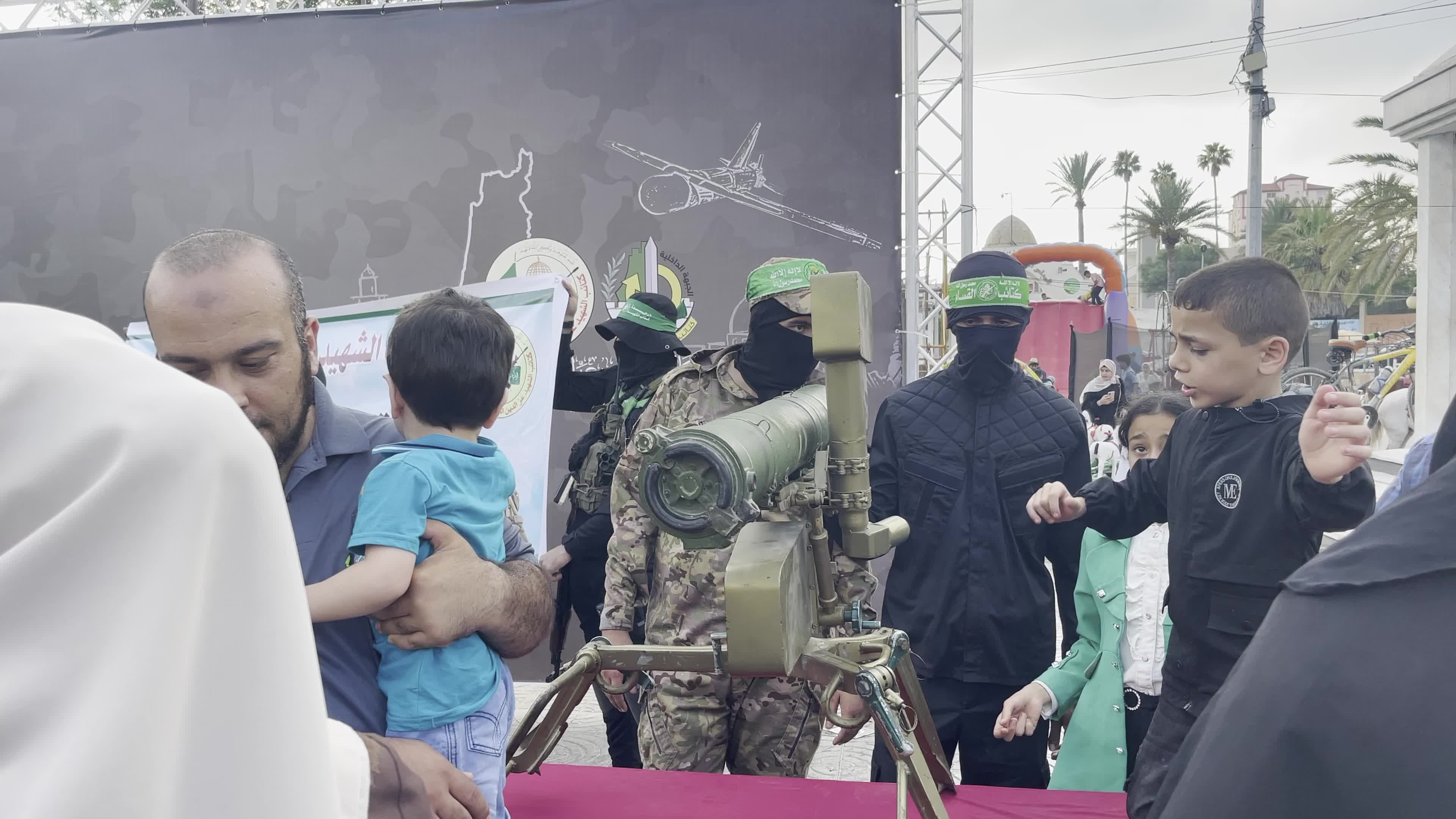 Al-Qassam Brigades' Weapons Exhibition Marks Eid al-Adha in Gaza