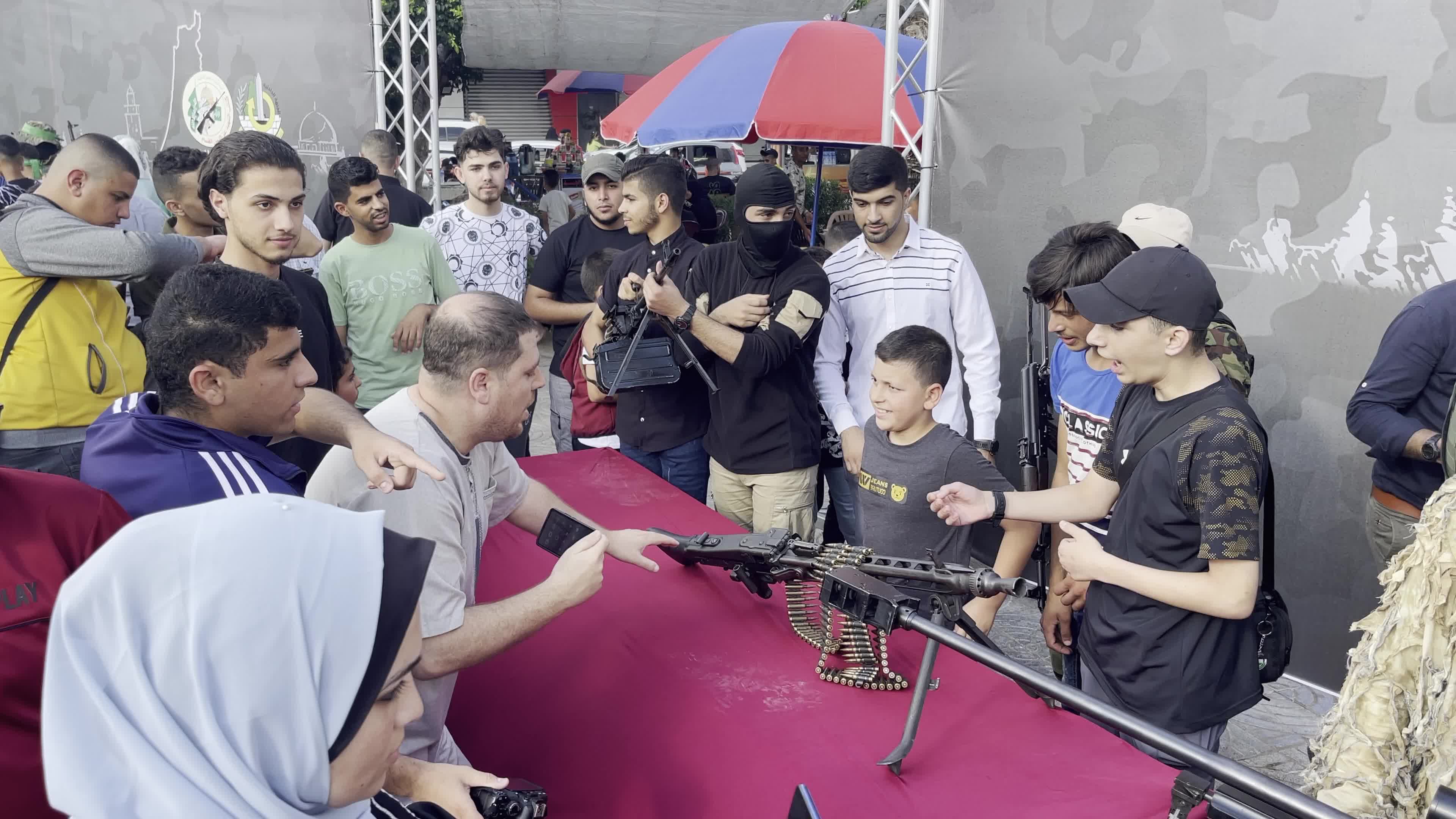 Al-Qassam Brigades' Weapons Exhibition Marks Eid al-Adha in Gaza
