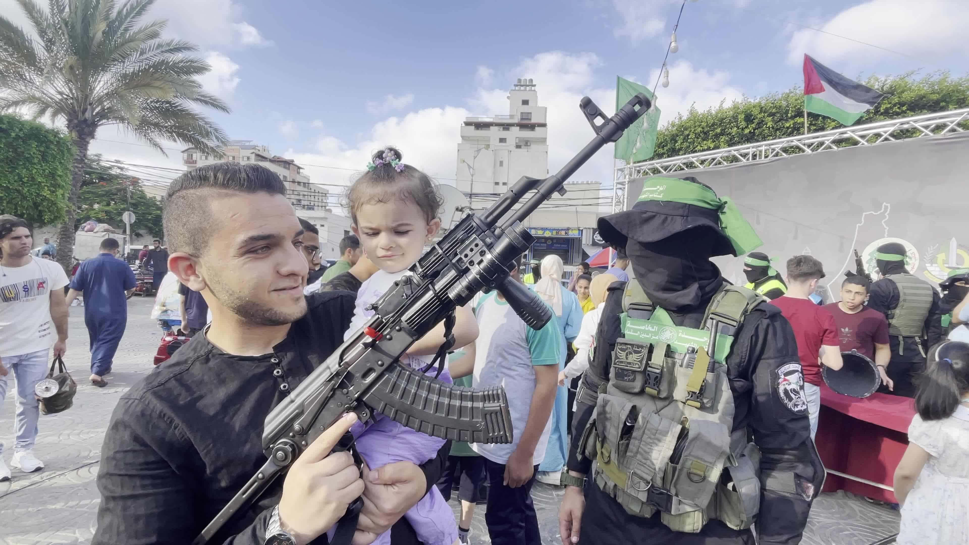 Al-Qassam Brigades' Weapons Exhibition Marks Eid al-Adha in Gaza