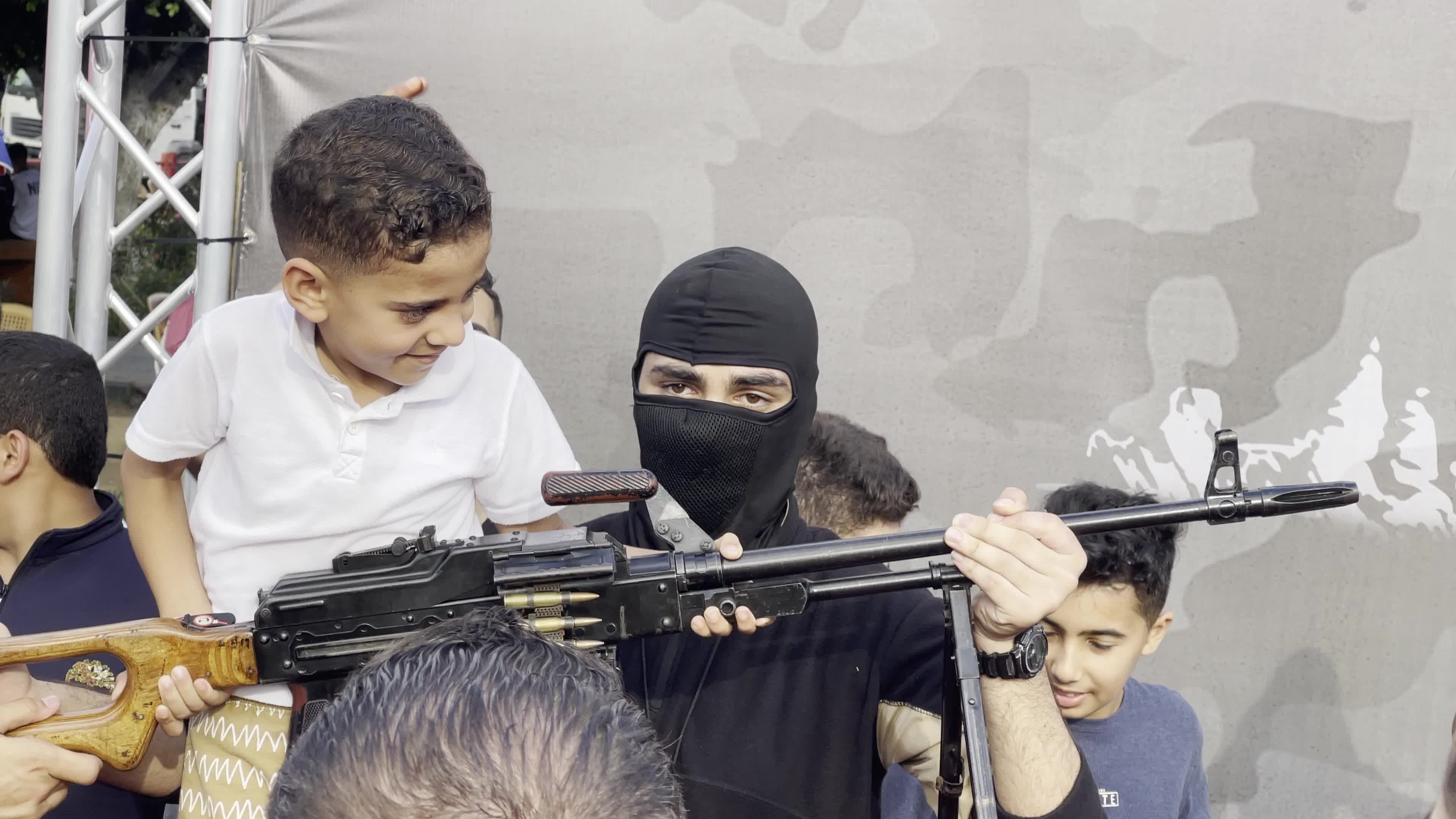 Al-Qassam Brigades' Weapons Exhibition Marks Eid al-Adha in Gaza