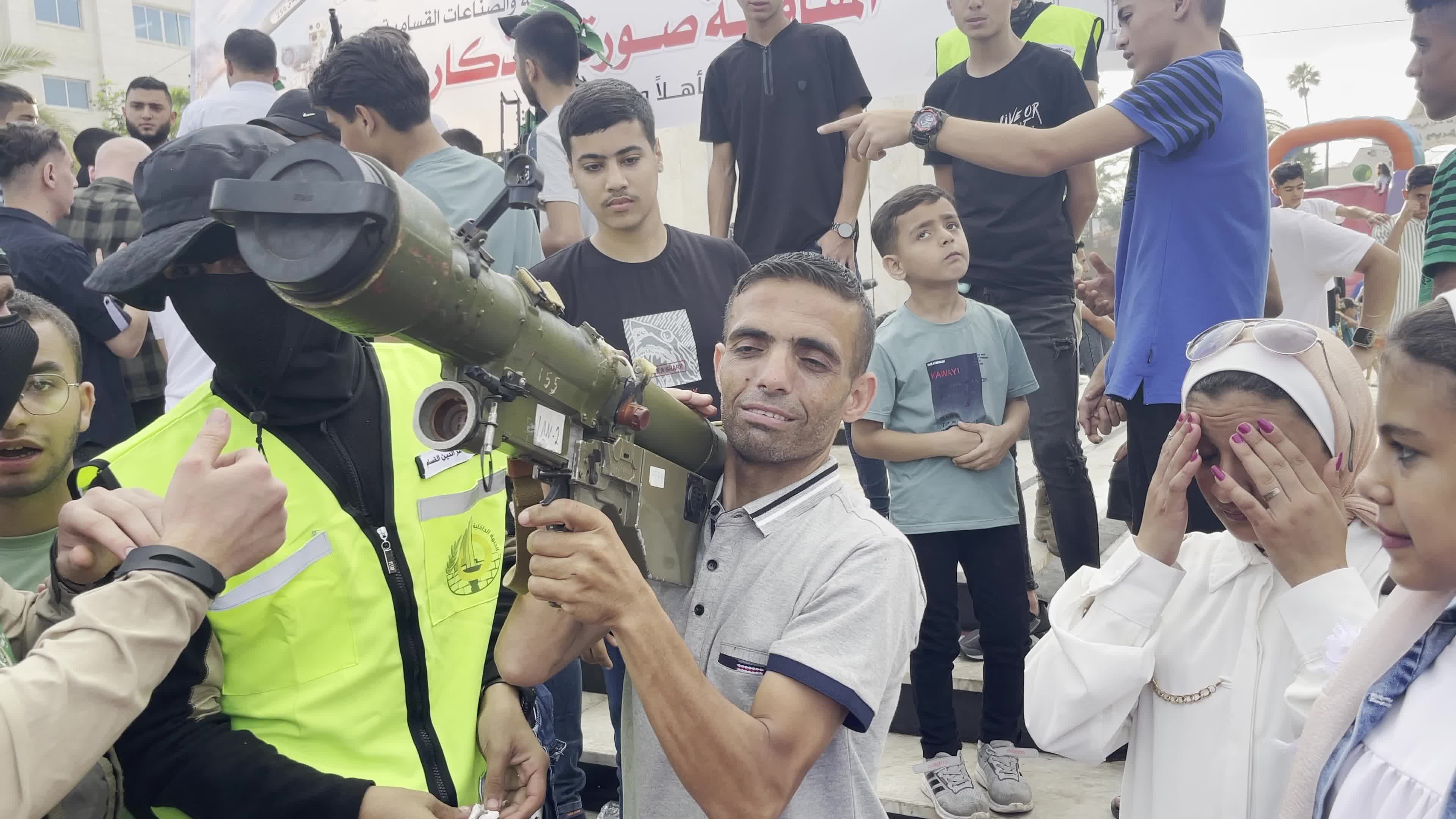 Al-Qassam Brigades' Weapons Exhibition Marks Eid al-Adha in Gaza