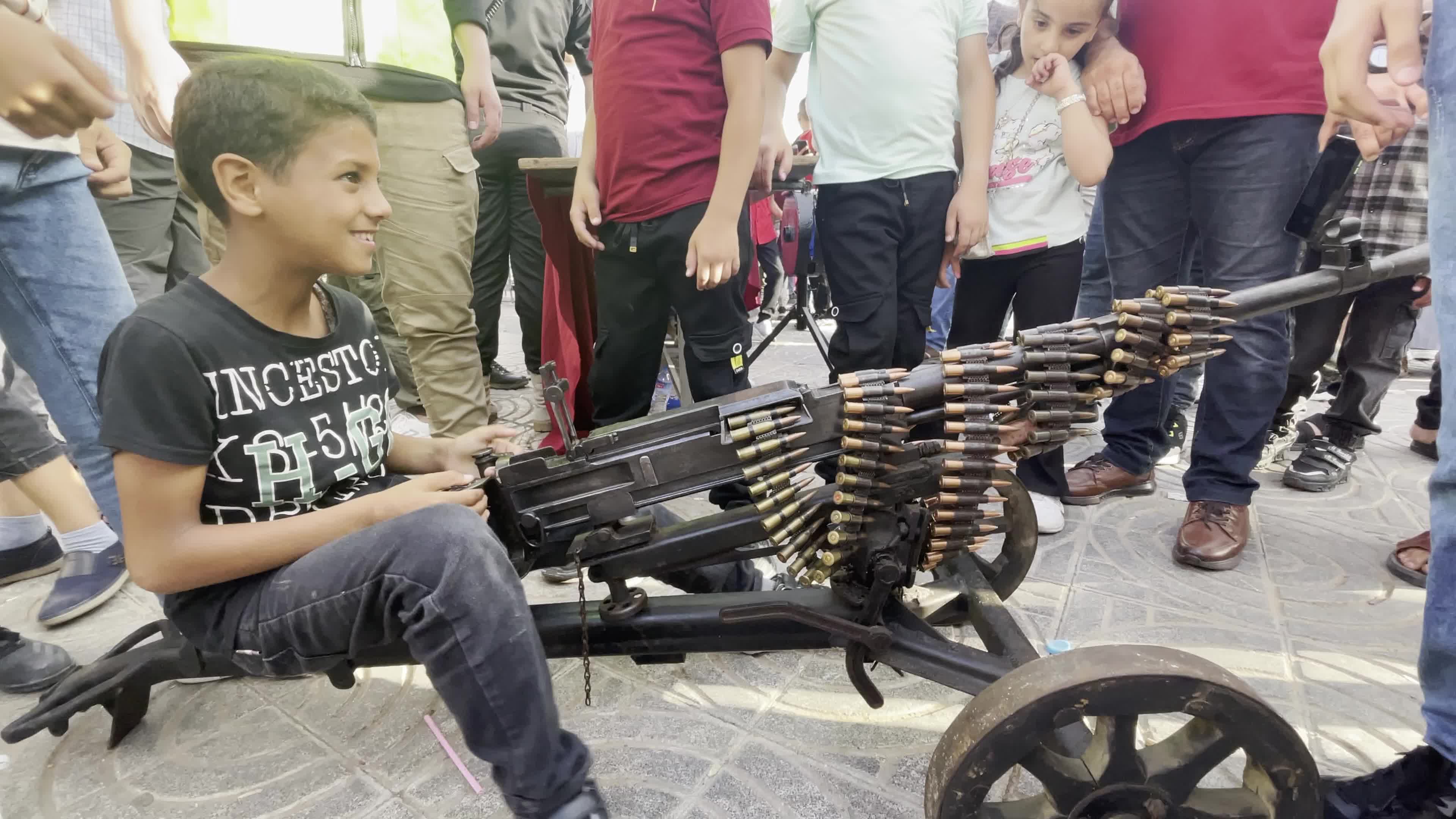 Al-Qassam Brigades' Weapons Exhibition Marks Eid al-Adha in Gaza