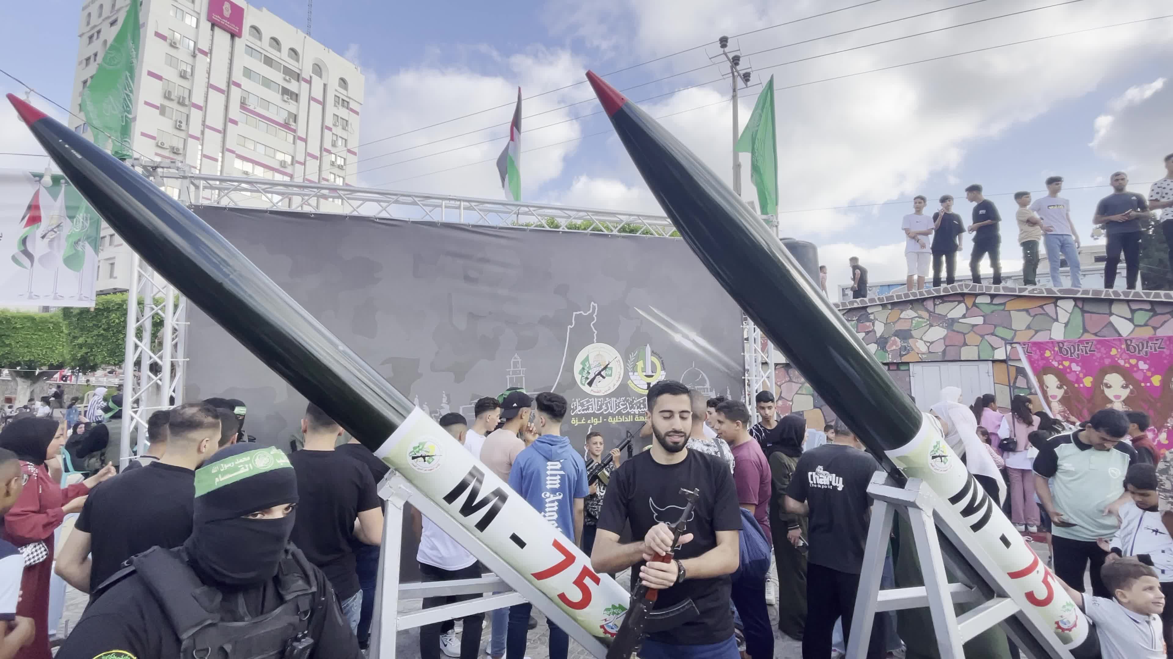 Al-Qassam Brigades' Weapons Exhibition Marks Eid al-Adha in Gaza