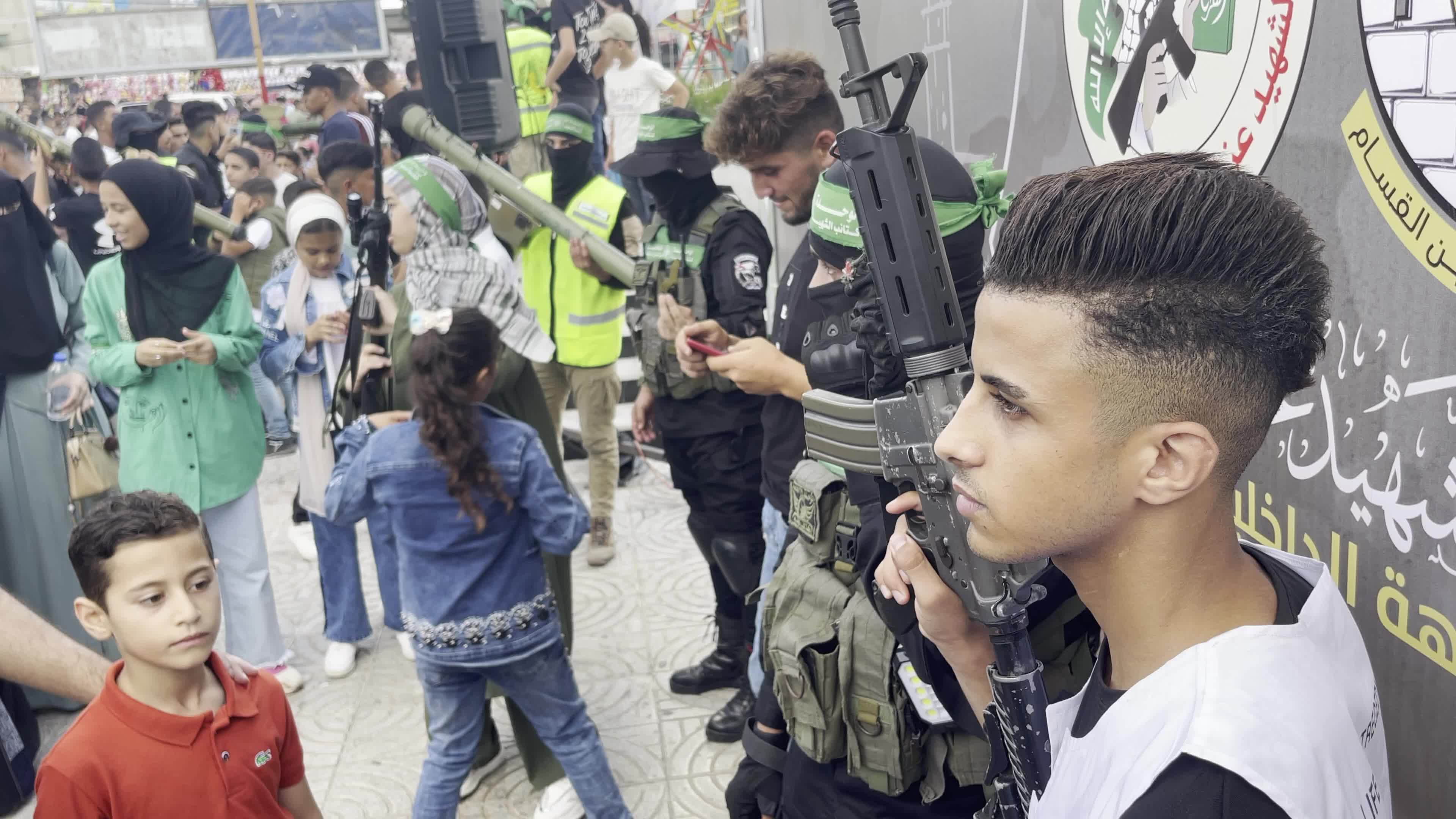Al-Qassam Brigades' Weapons Exhibition Marks Eid al-Adha in Gaza