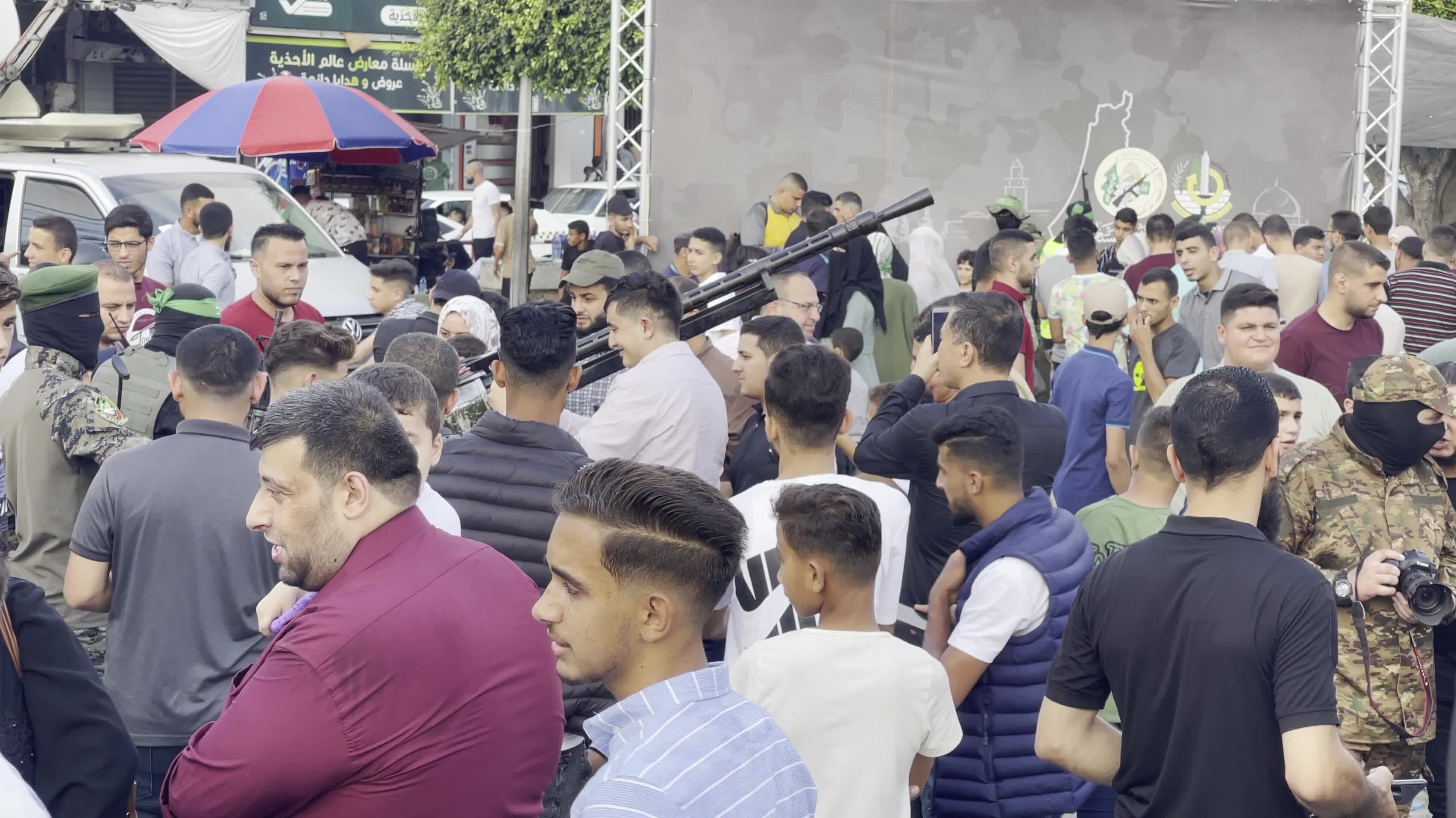 Al-Qassam Brigades' Weapons Exhibition Marks Eid al-Adha in Gaza