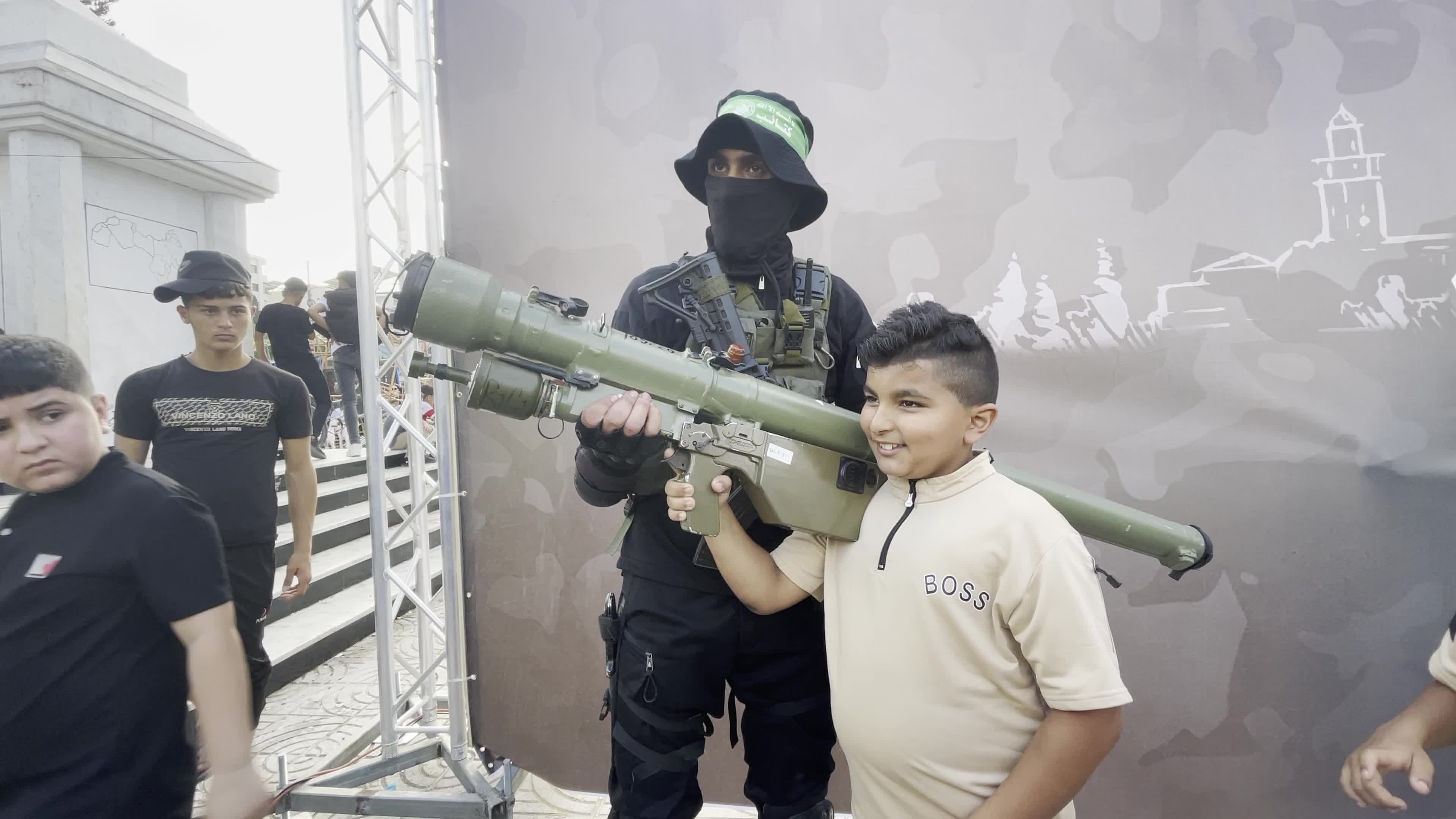 Al-Qassam Brigades' Weapons Exhibition Marks Eid al-Adha in Gaza