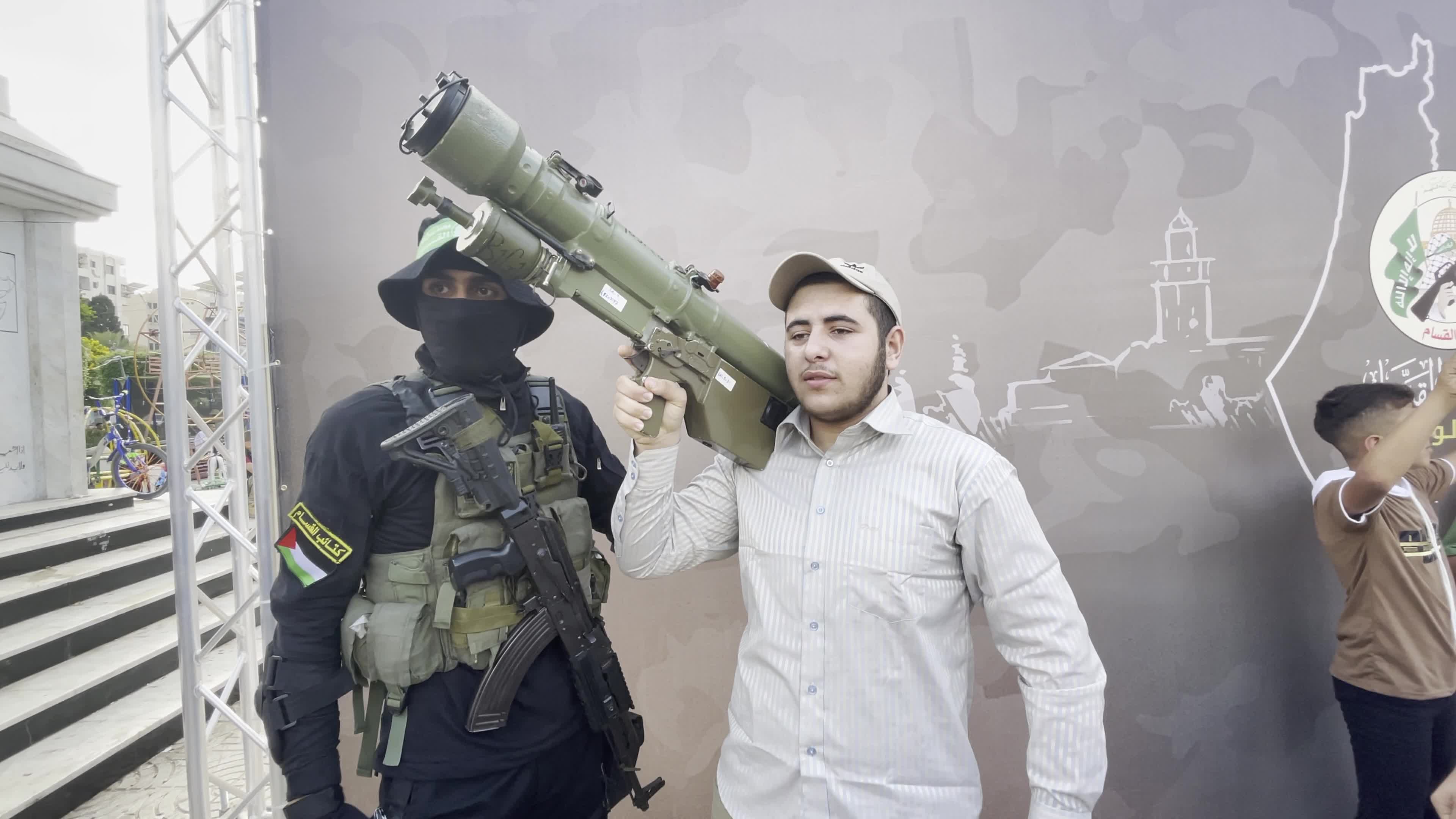 Al-Qassam Brigades' Weapons Exhibition Marks Eid al-Adha in Gaza