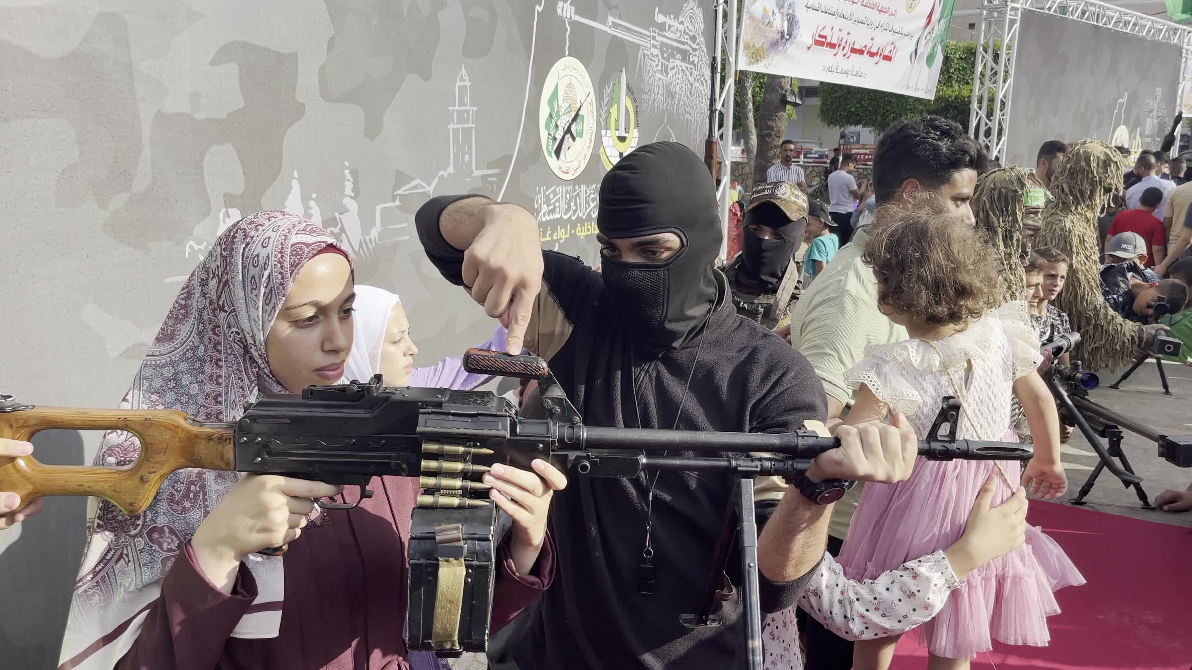Al-Qassam Brigades' Weapons Exhibition Marks Eid al-Adha in Gaza