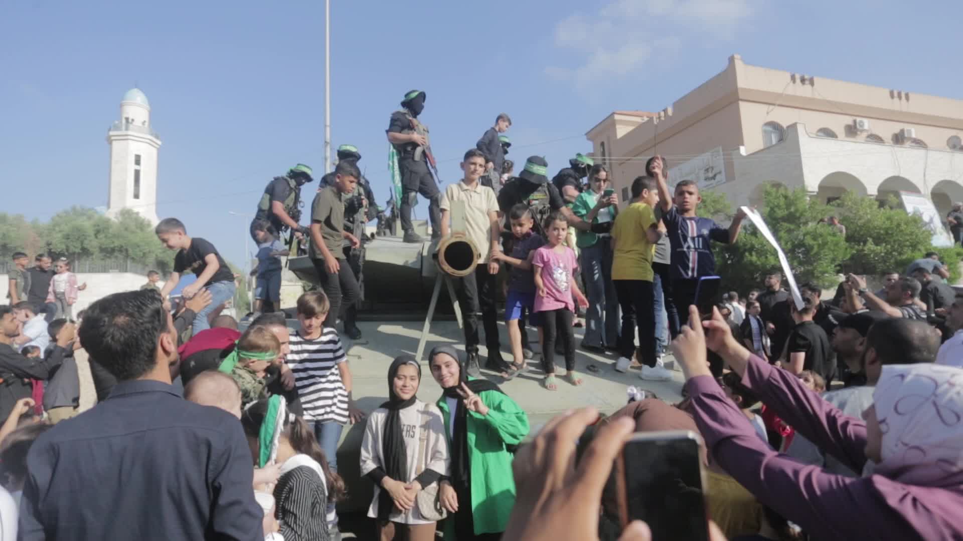 Ezz al-Din Al-Qassam Brigades arms exhibition in Gaza