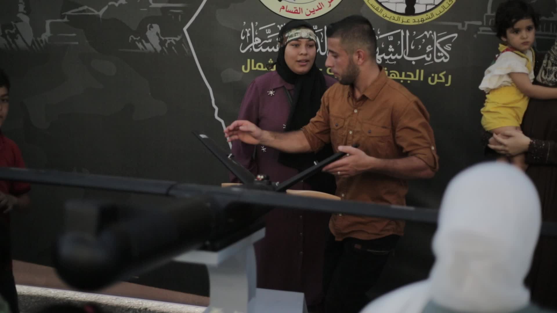 Ezz al-Din Al-Qassam Brigades arms exhibition in Gaza