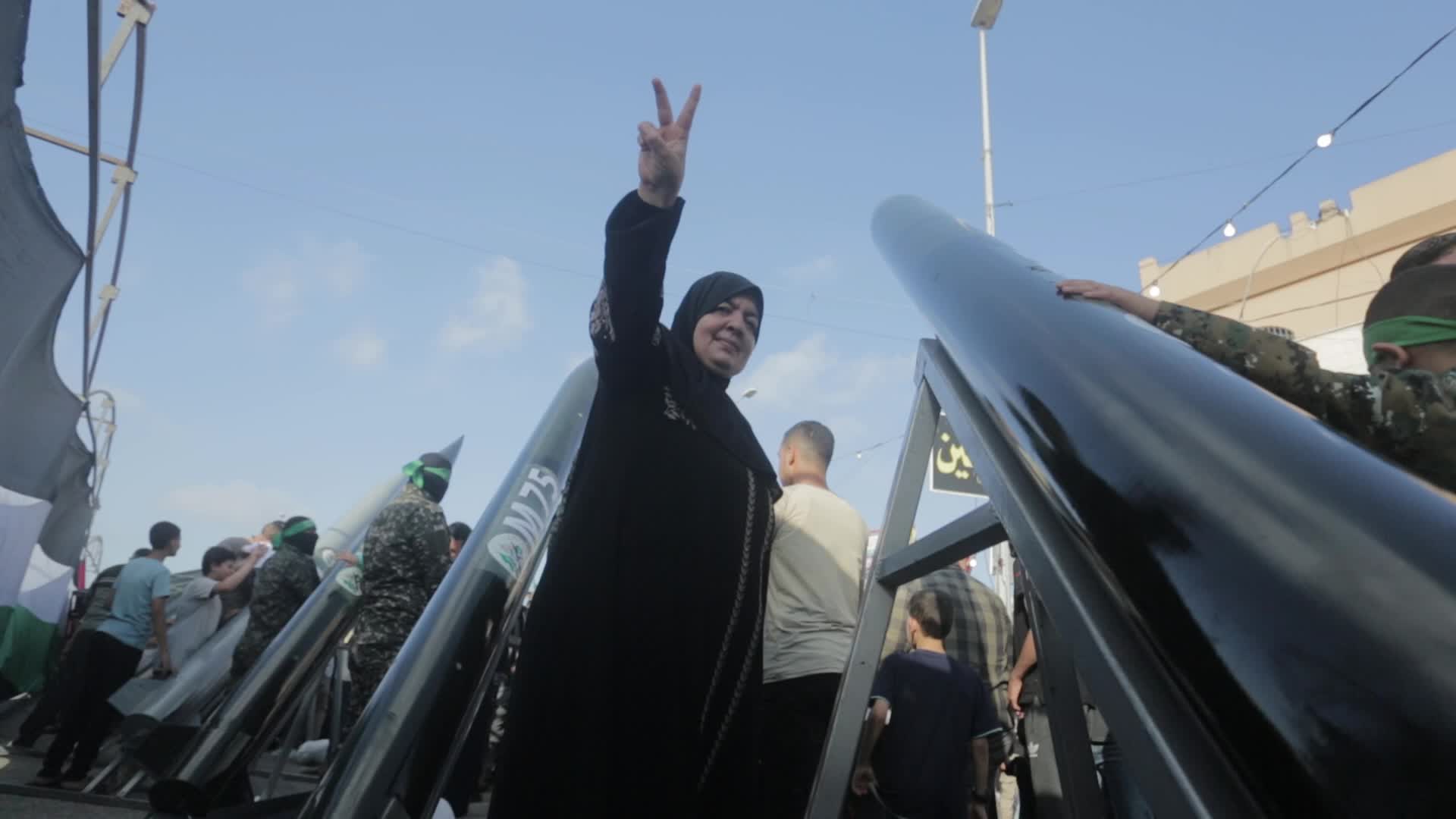 Ezz al-Din Al-Qassam Brigades arms exhibition in Gaza