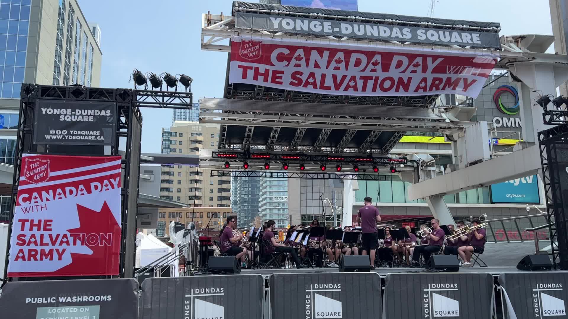 Canadians celebrate Canada Day in Toronto