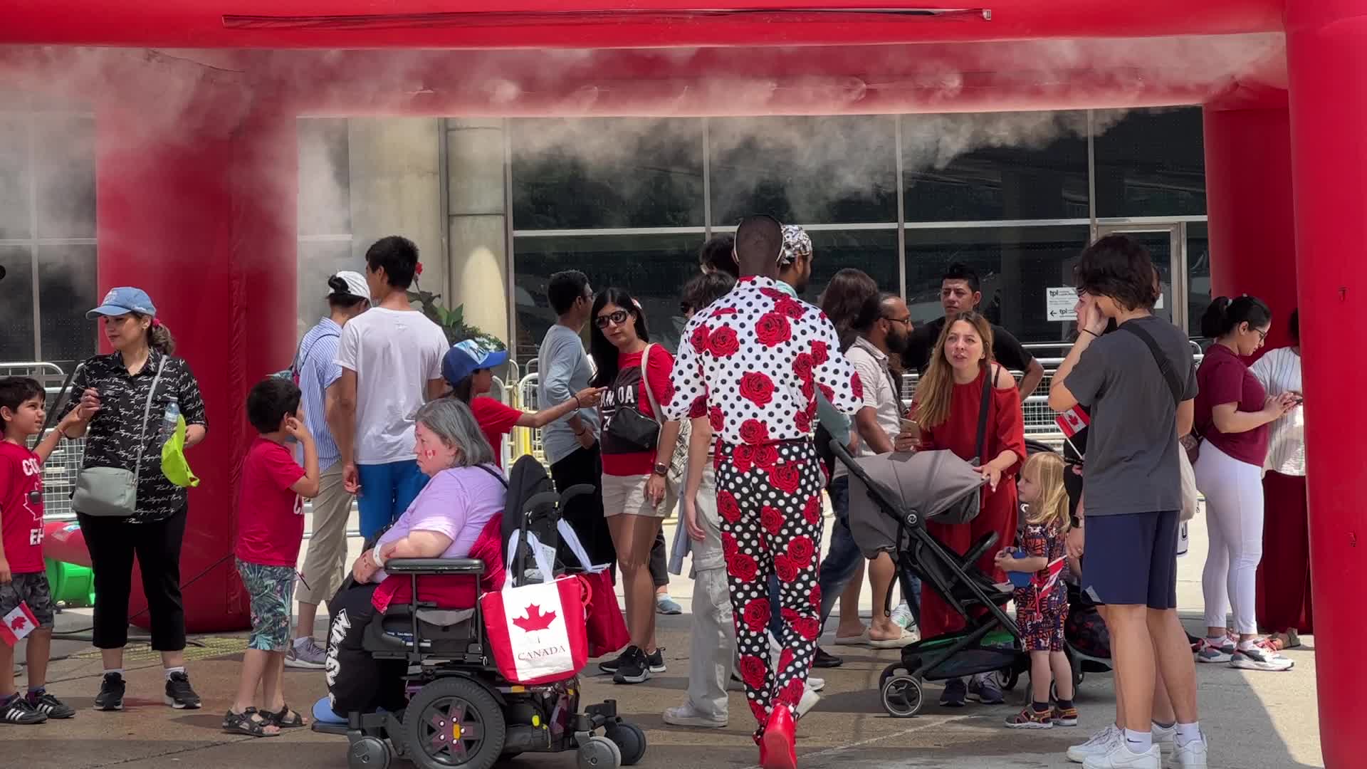 Canadians celebrate Canada Day in Toronto