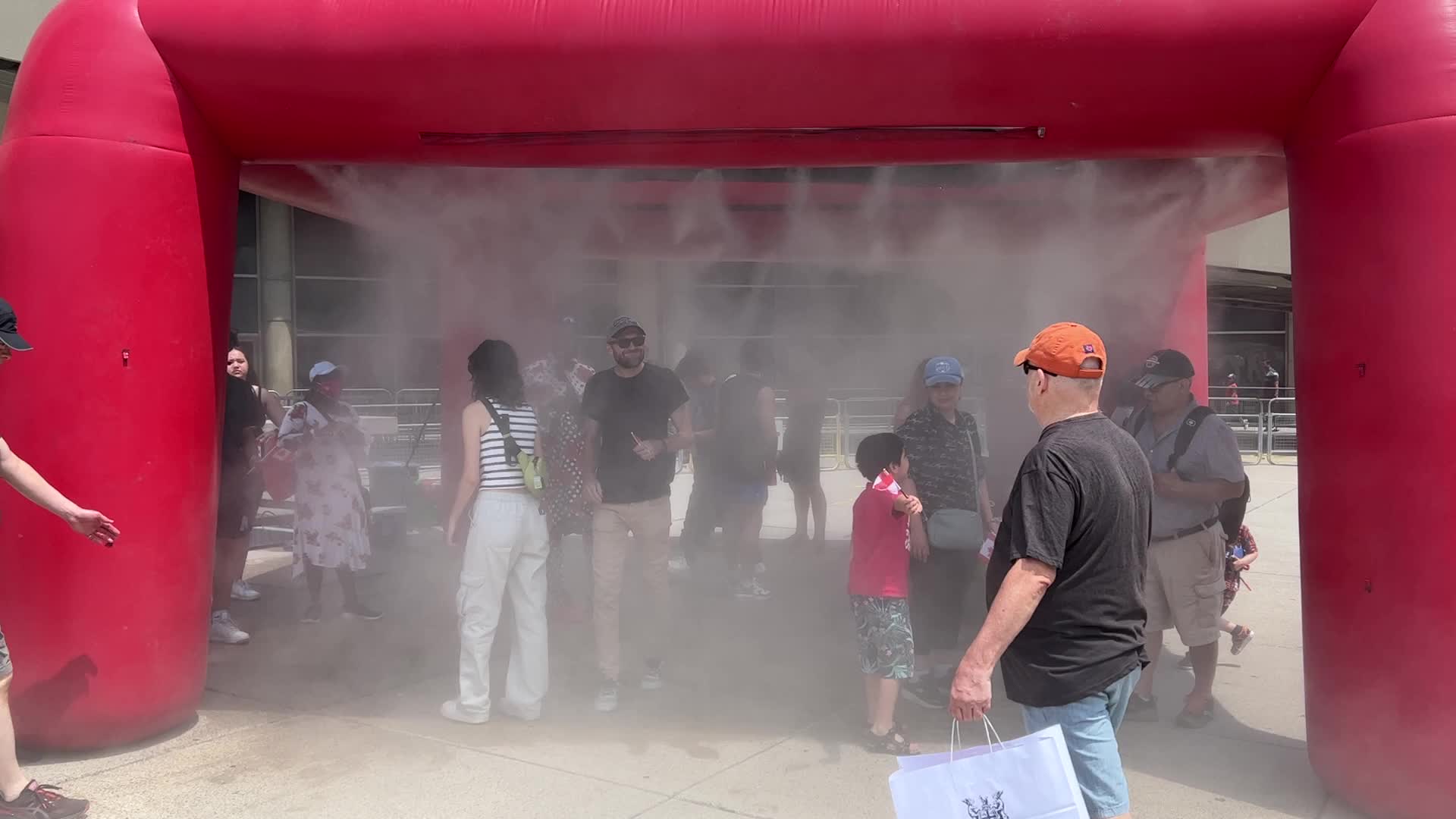 Canadians celebrate Canada Day in Toronto